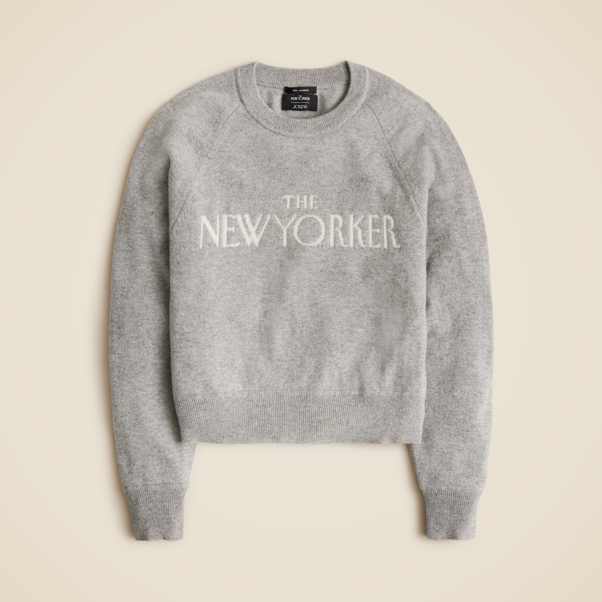 womens Limited-edition The New Yorker X J.Crew cashmere crewneck sweater