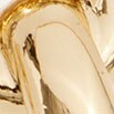 Chunky link statement earrings RICH GOLD factory: chunky link statement earrings for women