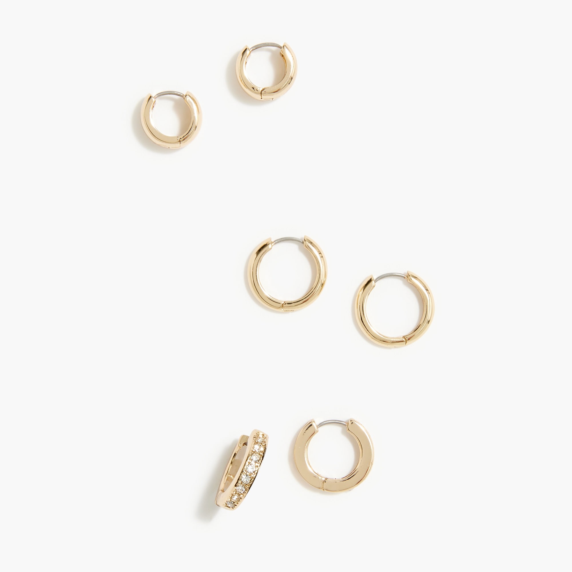 Hoop earrings set-of-three