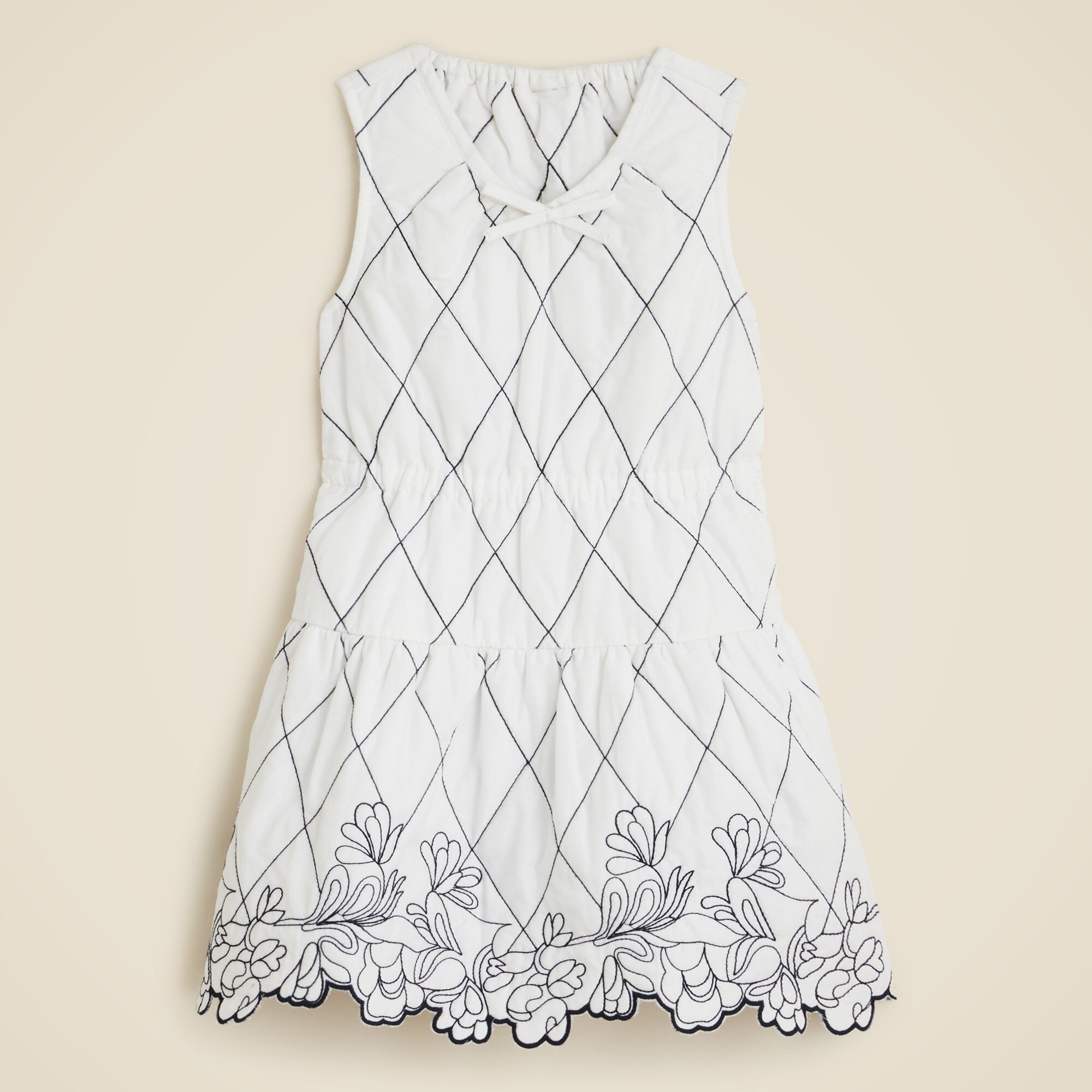 girls Girls' floral quilted dress