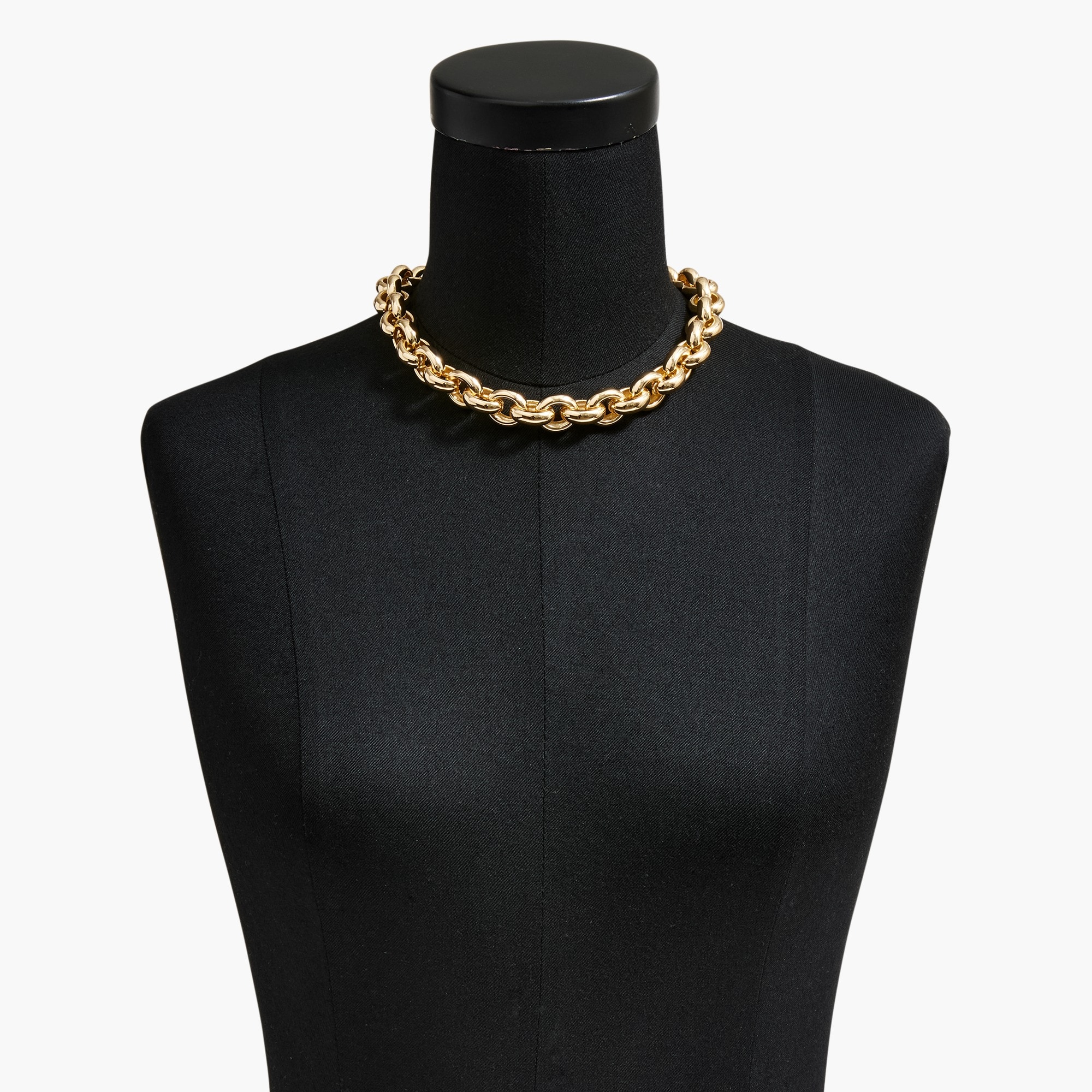 Chunky link statement necklace