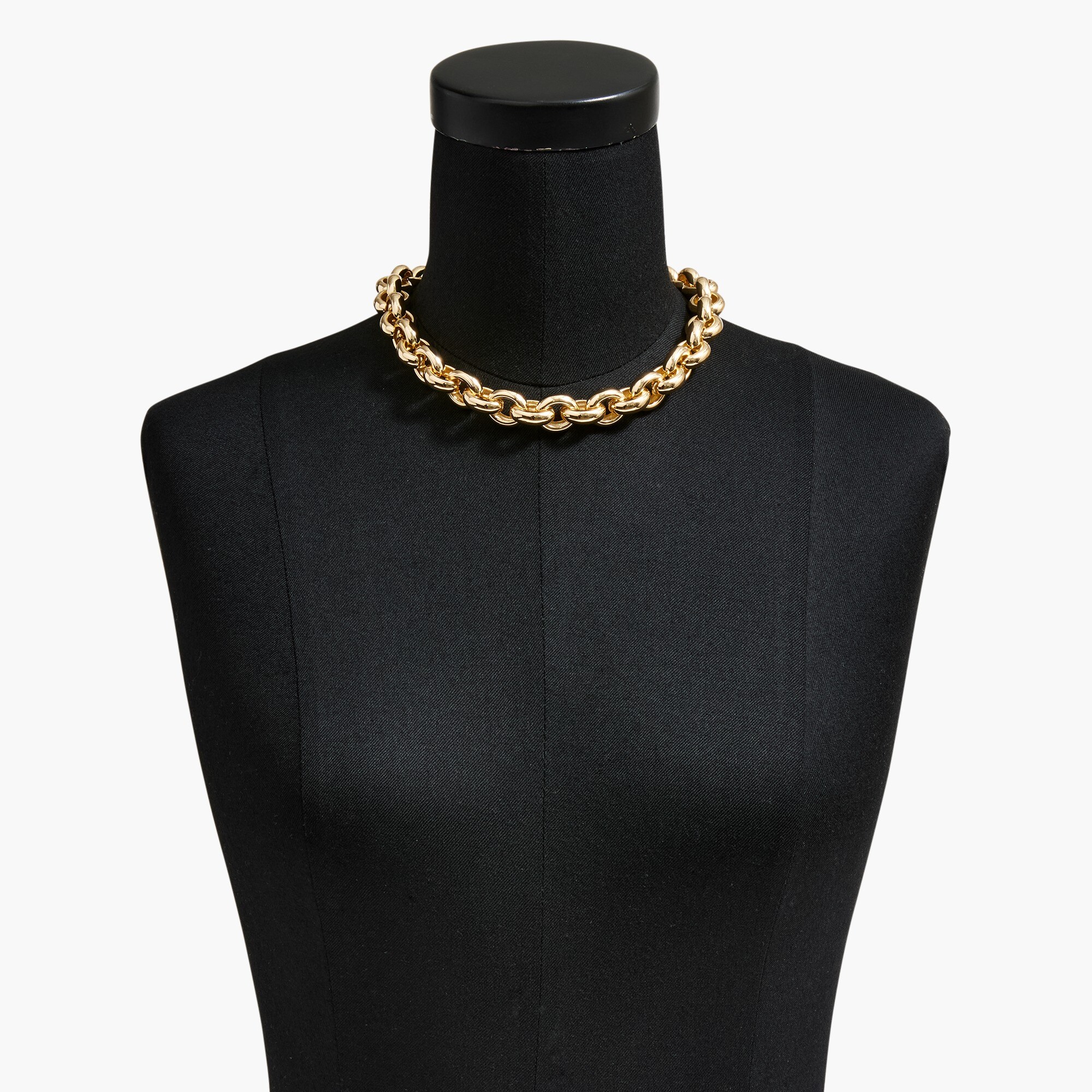 Chunky link statement necklace