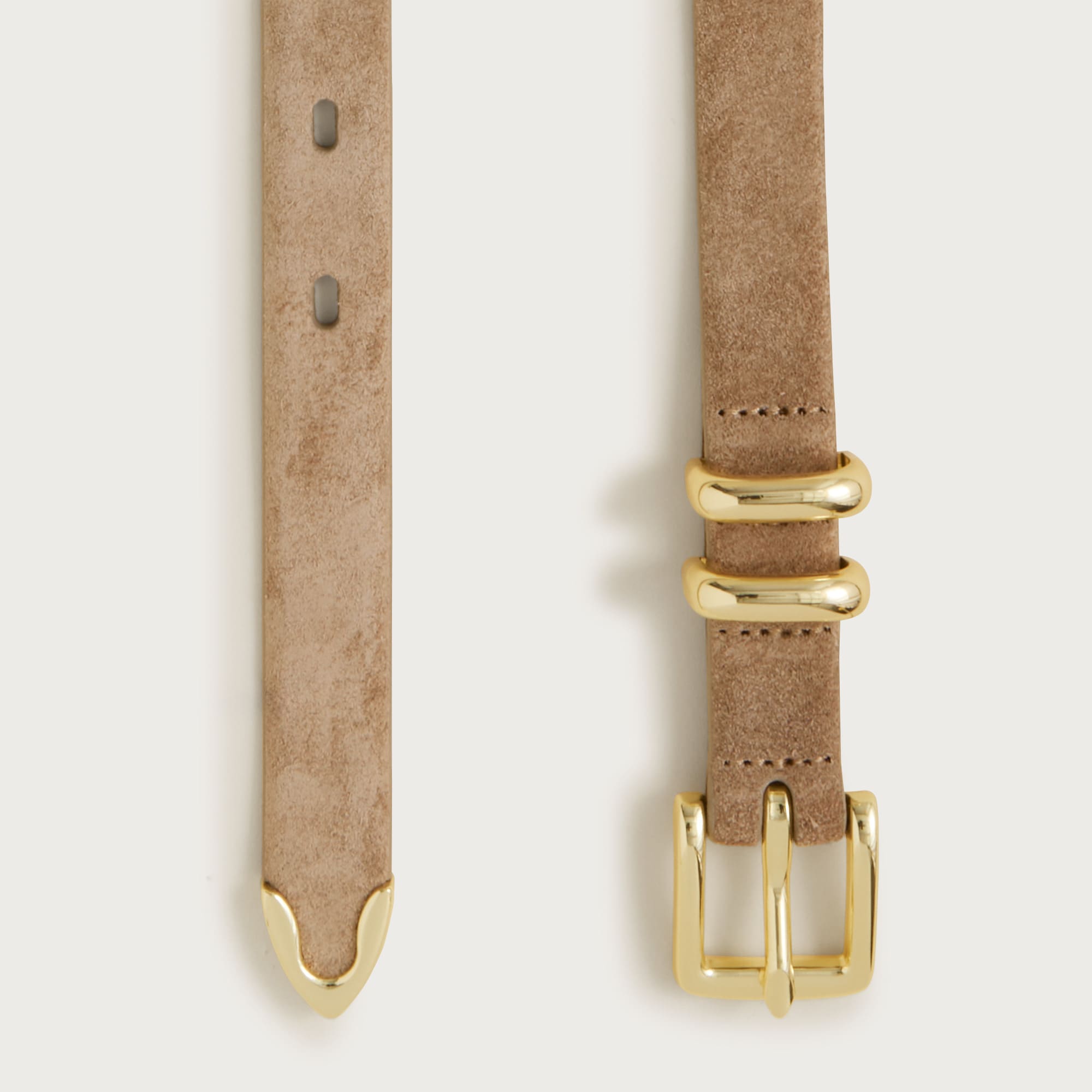 Thin Suede Belt For Women | J.Crew display picture 2