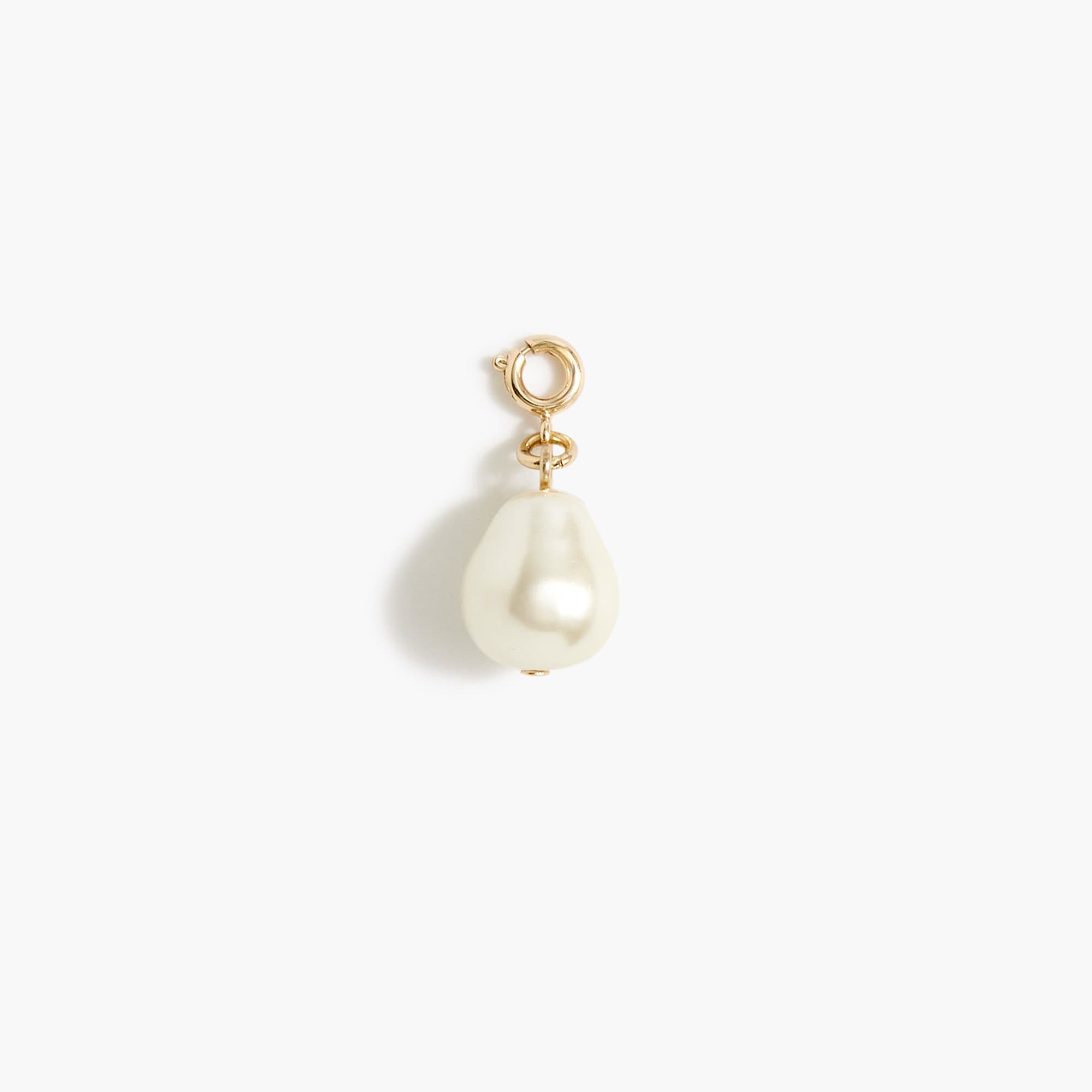 womens Large pearl charm