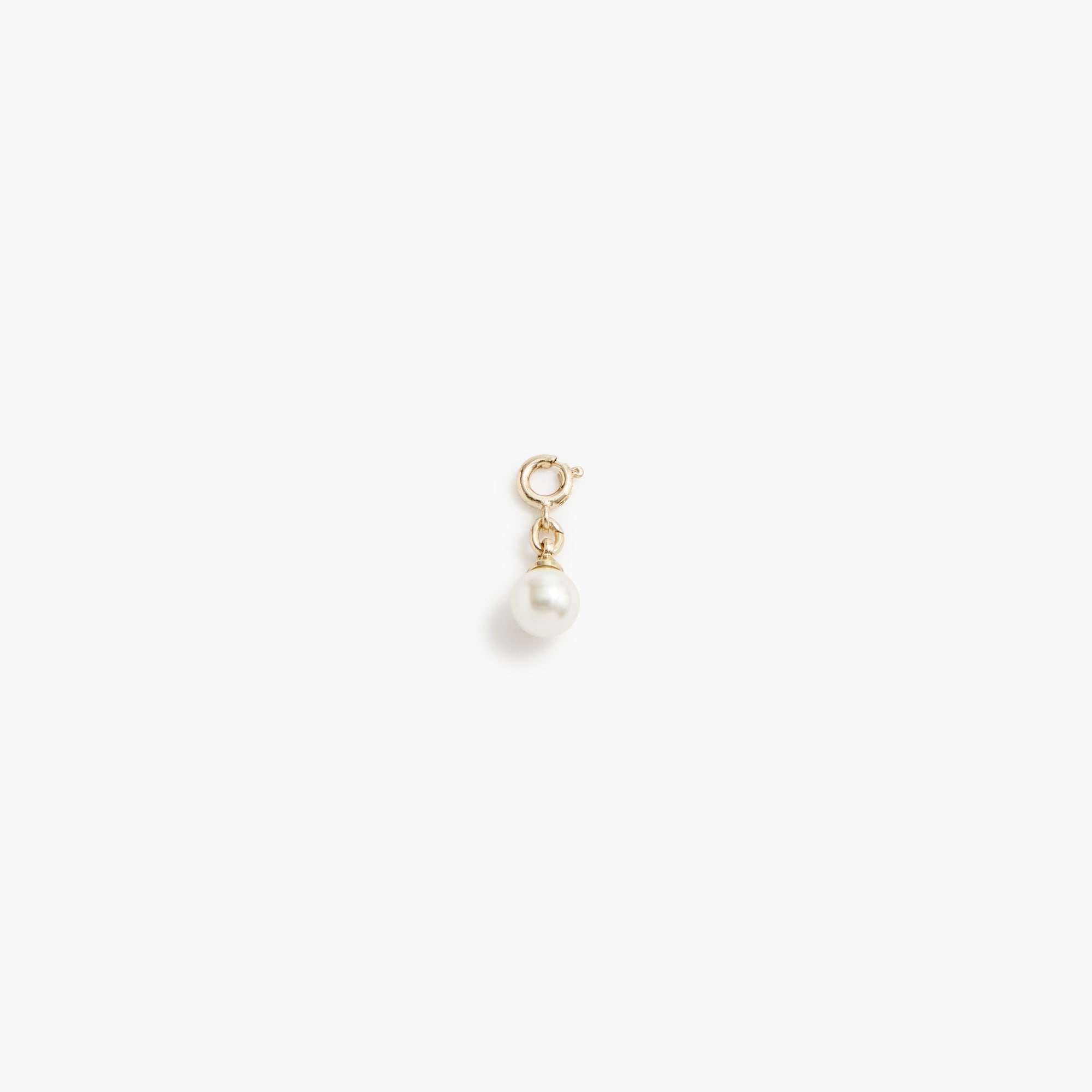 Flower and pearl charms set-of-two