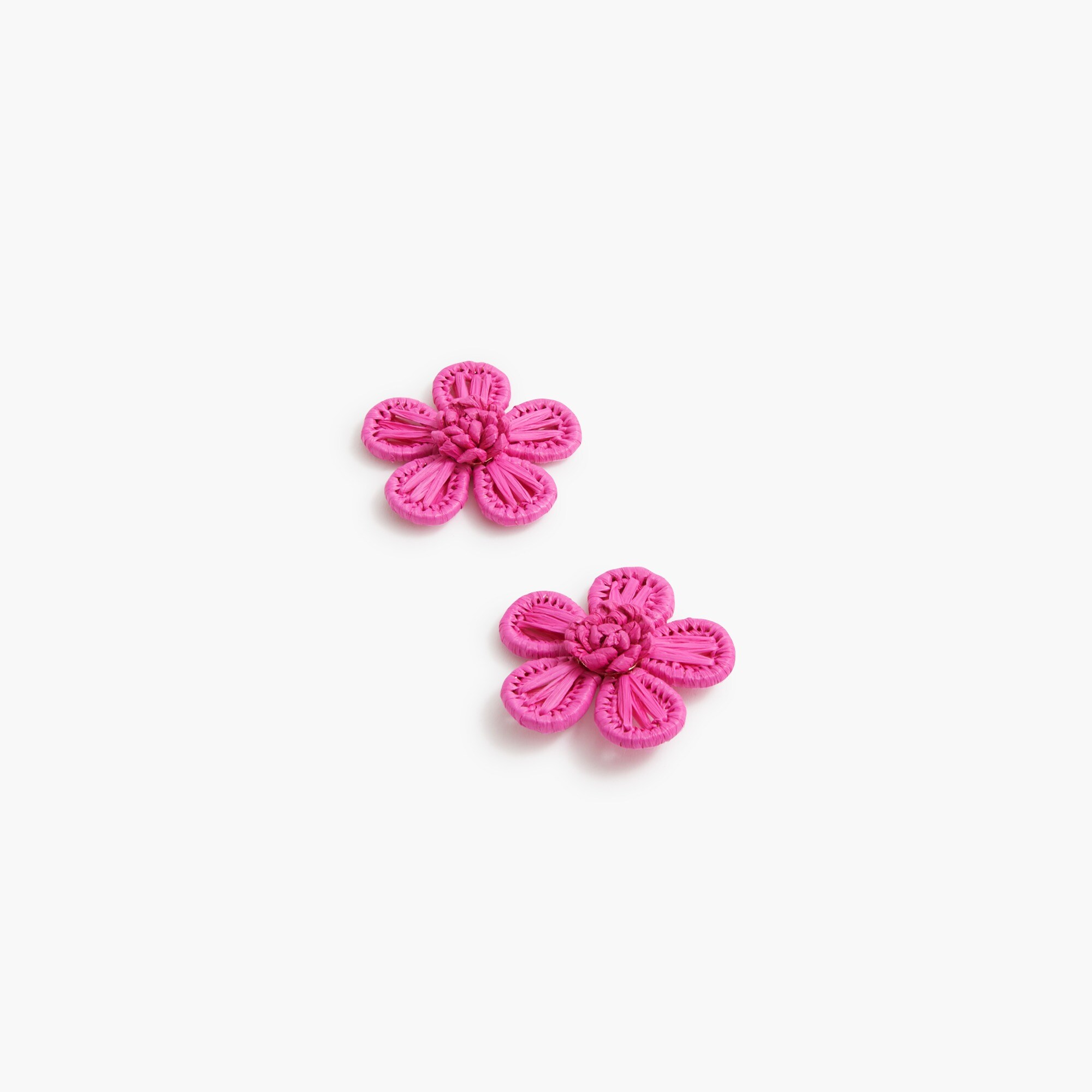 woven flower earrings for women