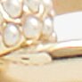Pearl pav&eacute; chain bracelet PEARL factory: pearl pav&eacute; chain bracelet for women