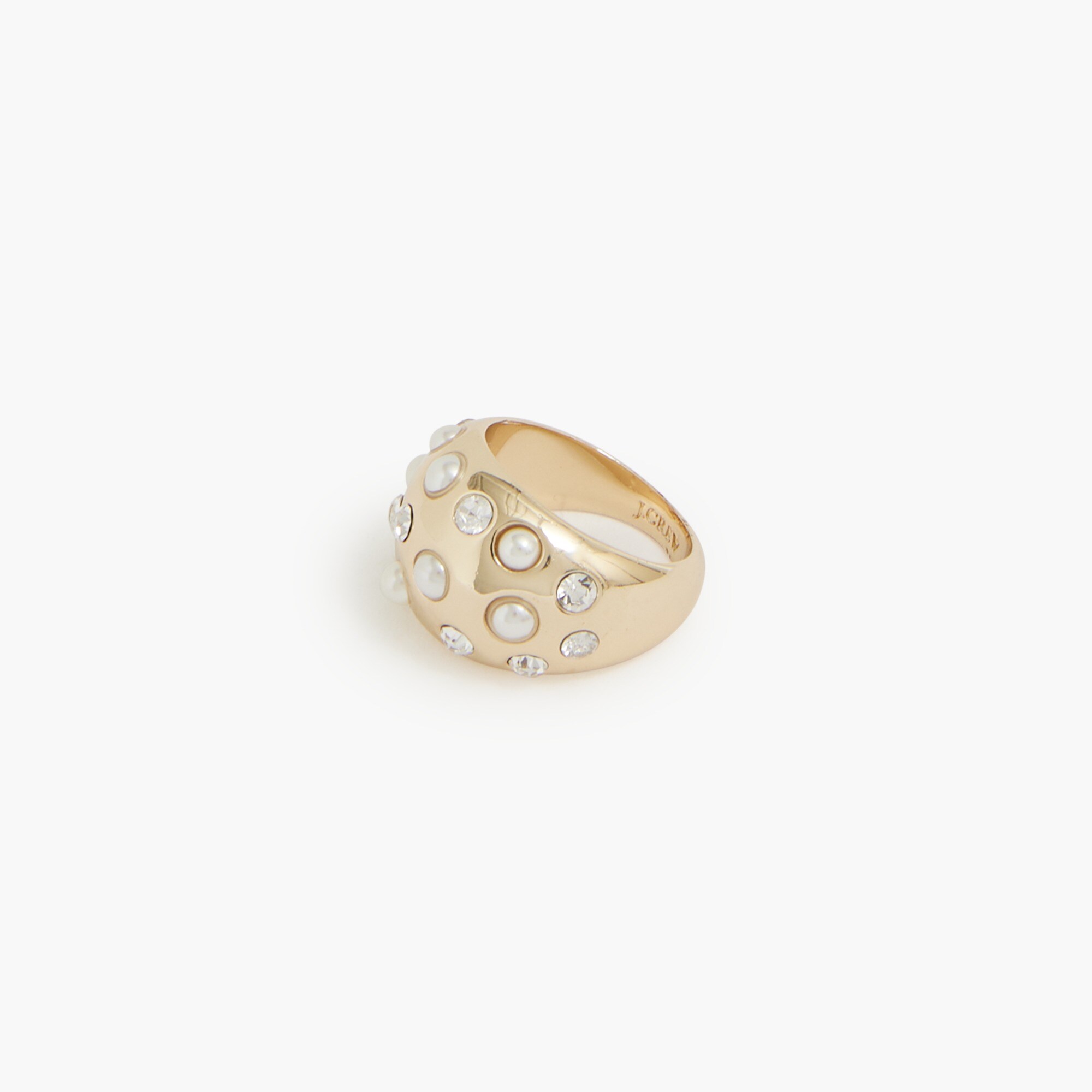 Pearl pavé ring