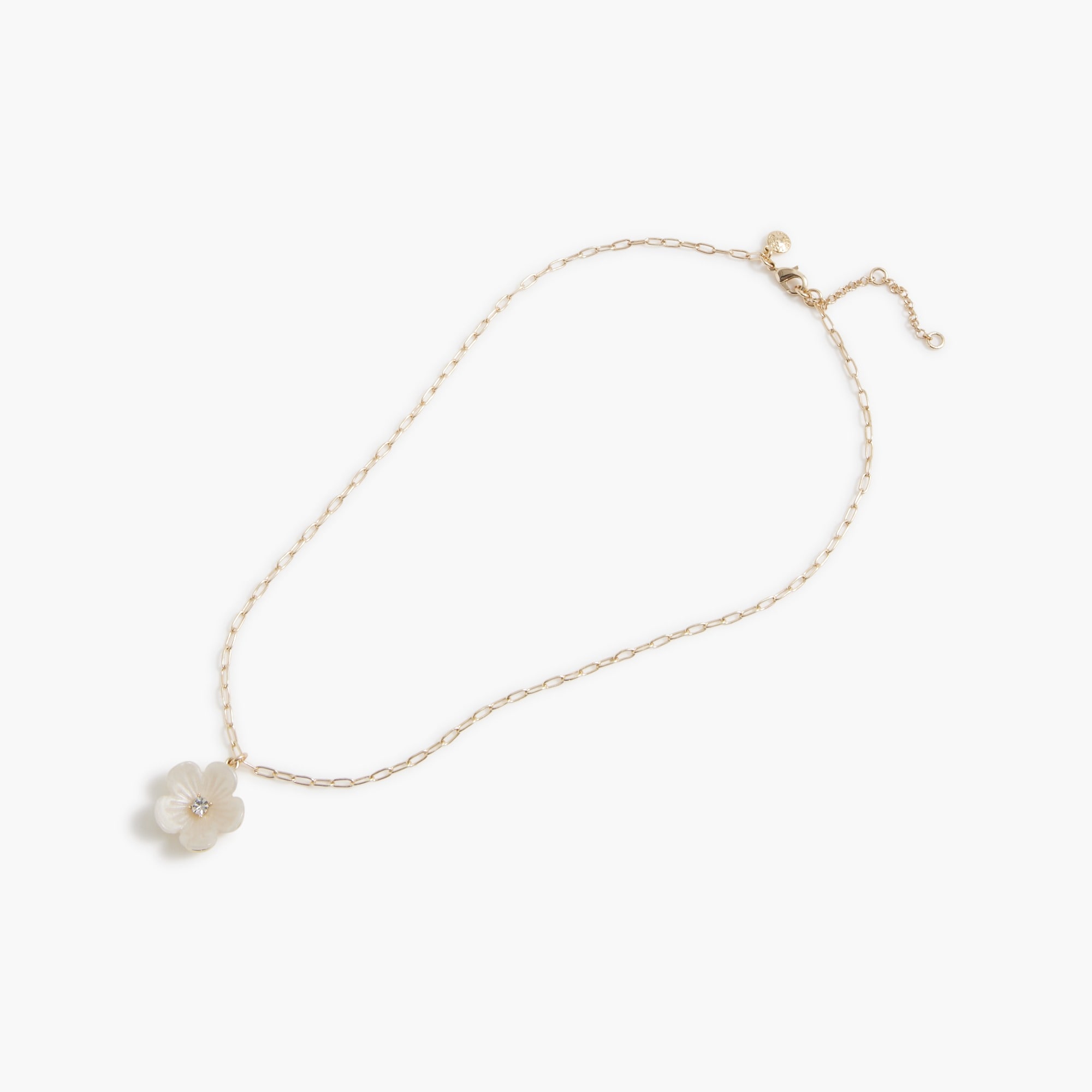 Flower pendant necklace