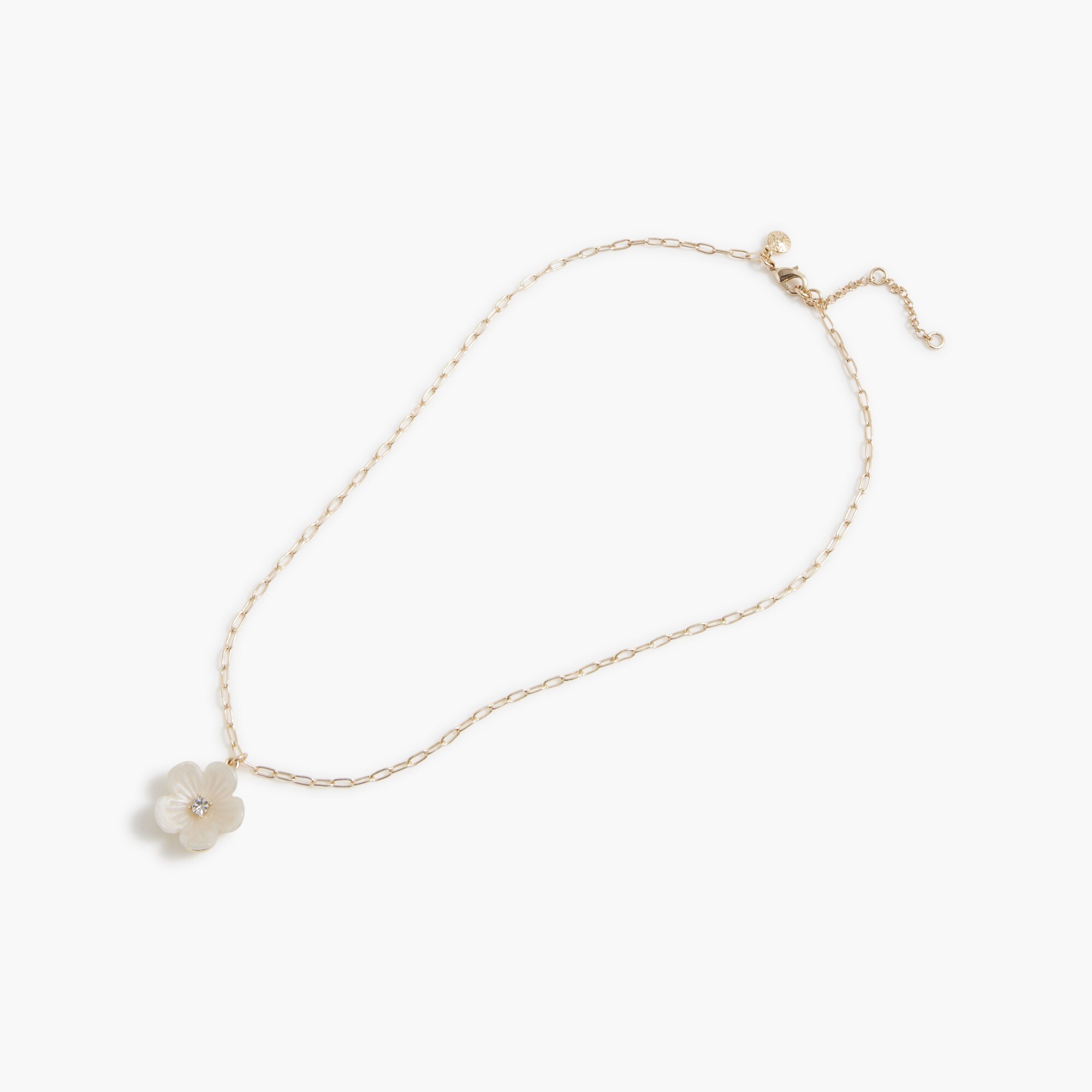 Flower pendant necklace