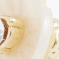Pav&eacute; floral ring IVORY factory: pav&eacute; floral ring for women