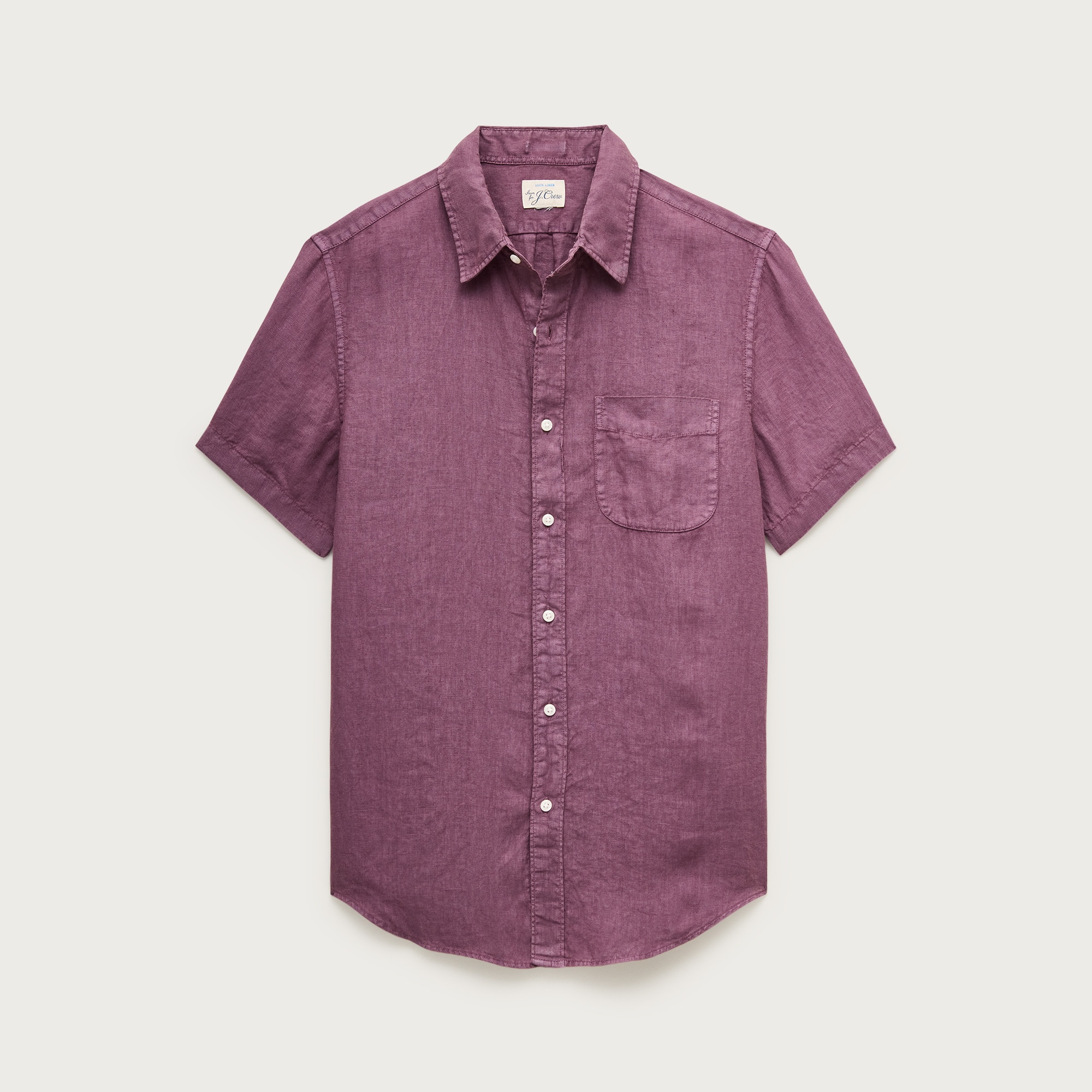 Short-sleeve washed linen shirt from J.Crew - $110
