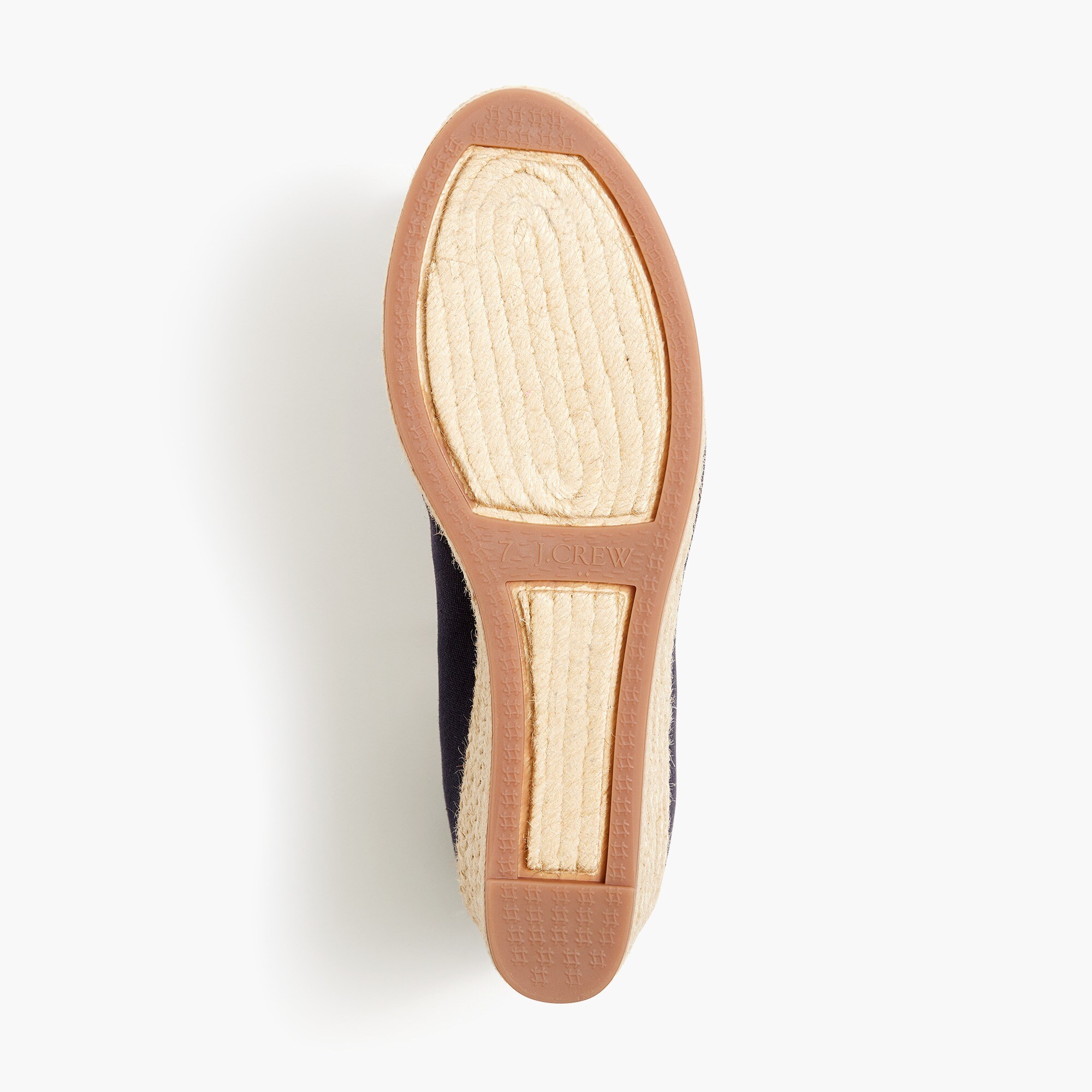 Canvas espadrille wedges