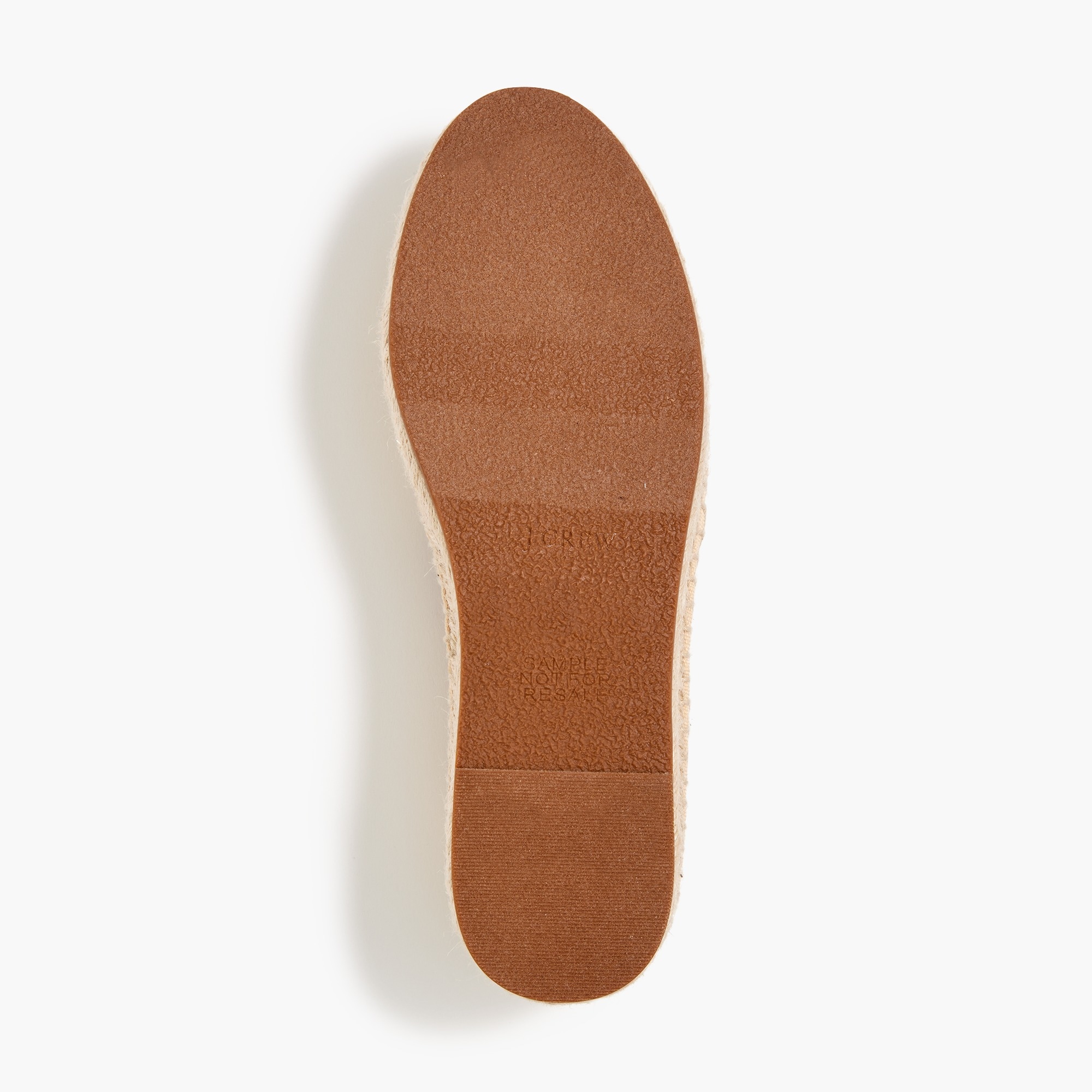 Woven espadrille slip-ons flats