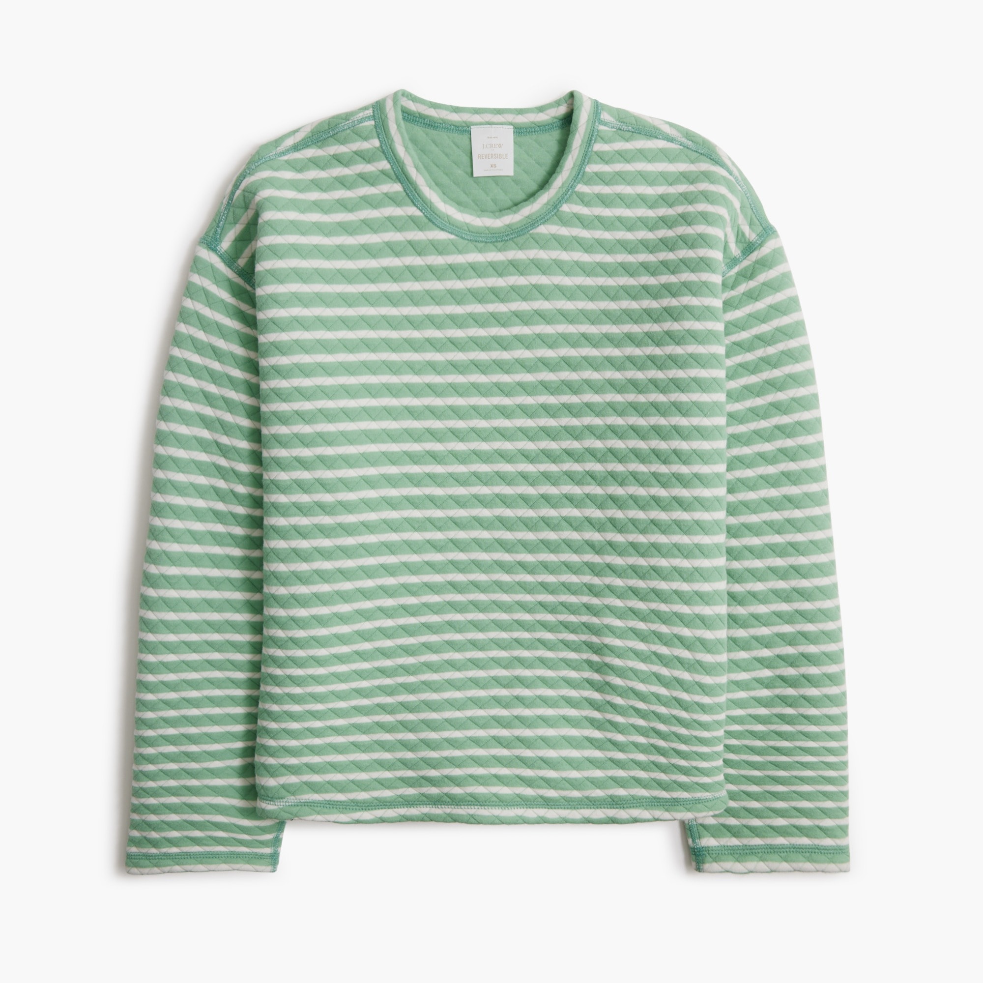 Reversible quilted pullover