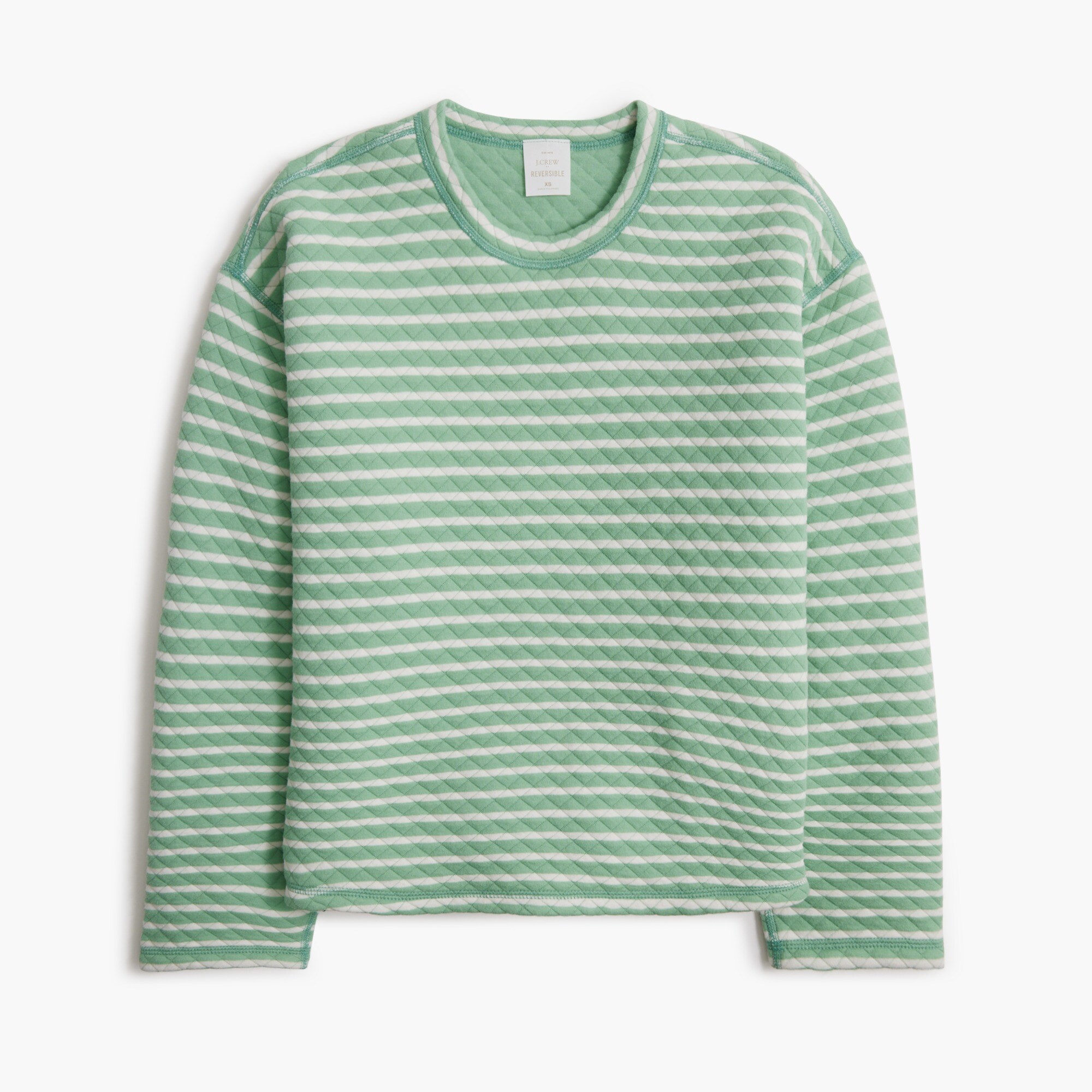 Reversible quilted pullover