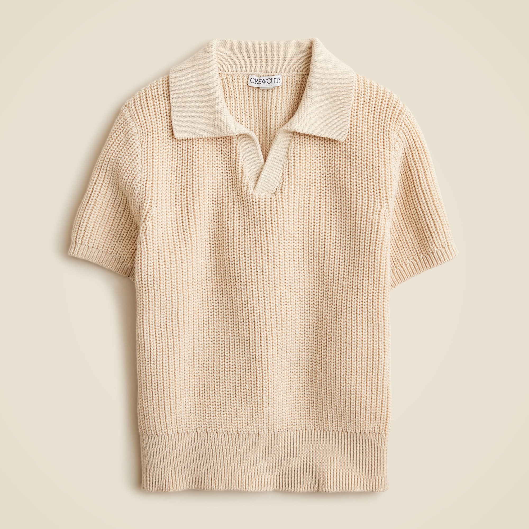 boys Kids' short-sleeve johnny-collar sweater-polo