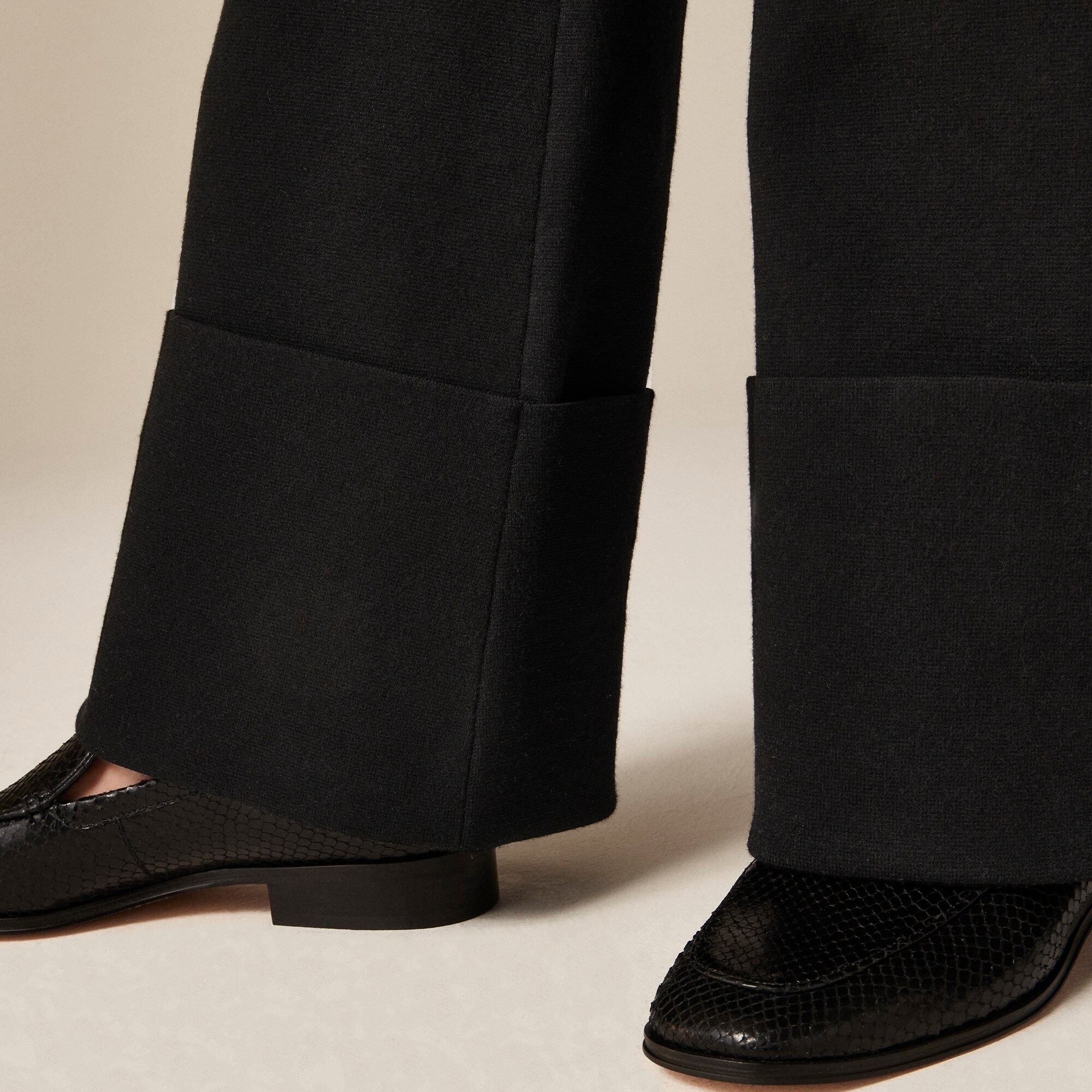 Cuffed sweater pant