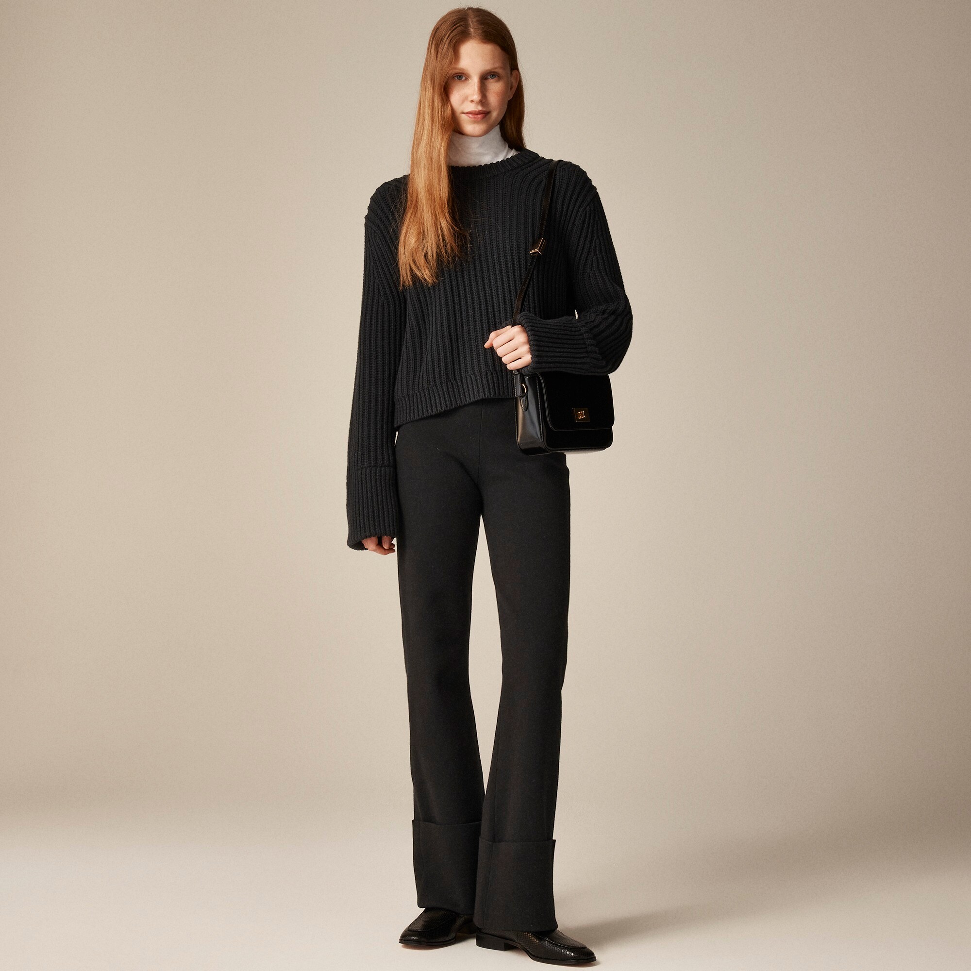 womens Cuffed sweater pant