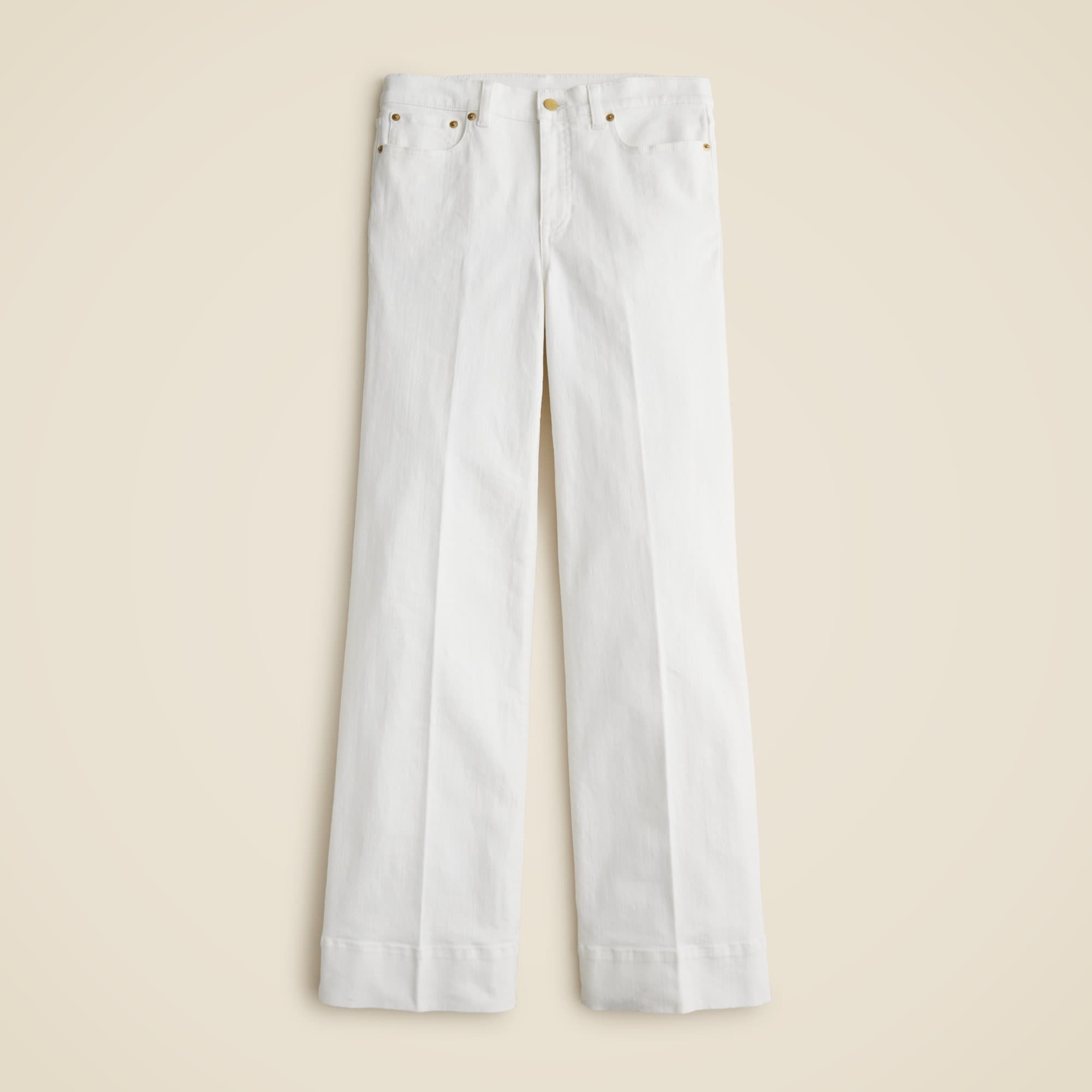 New high-rise denim trouser jean