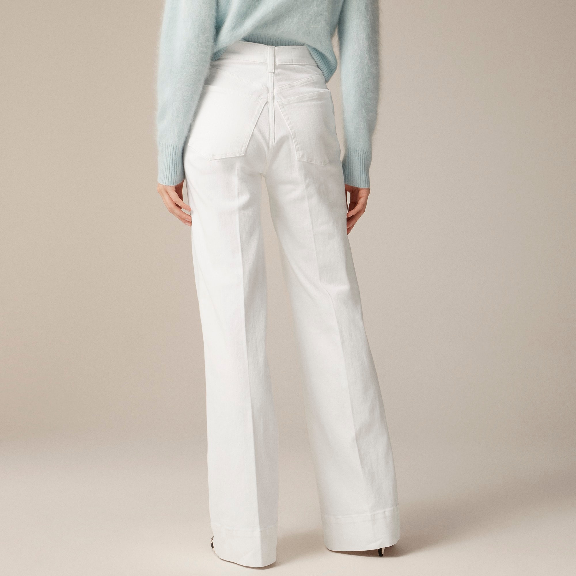 New high-rise denim trouser jean