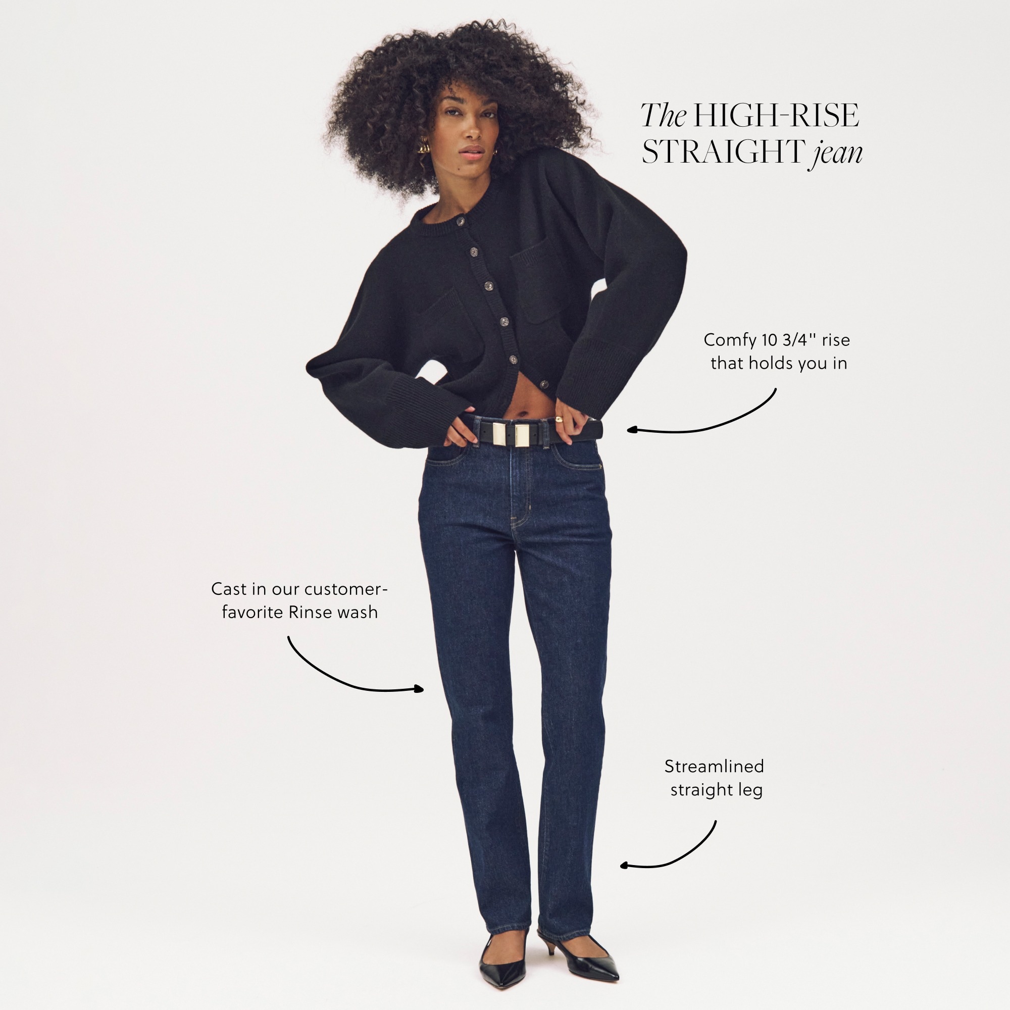 Slim straight jean