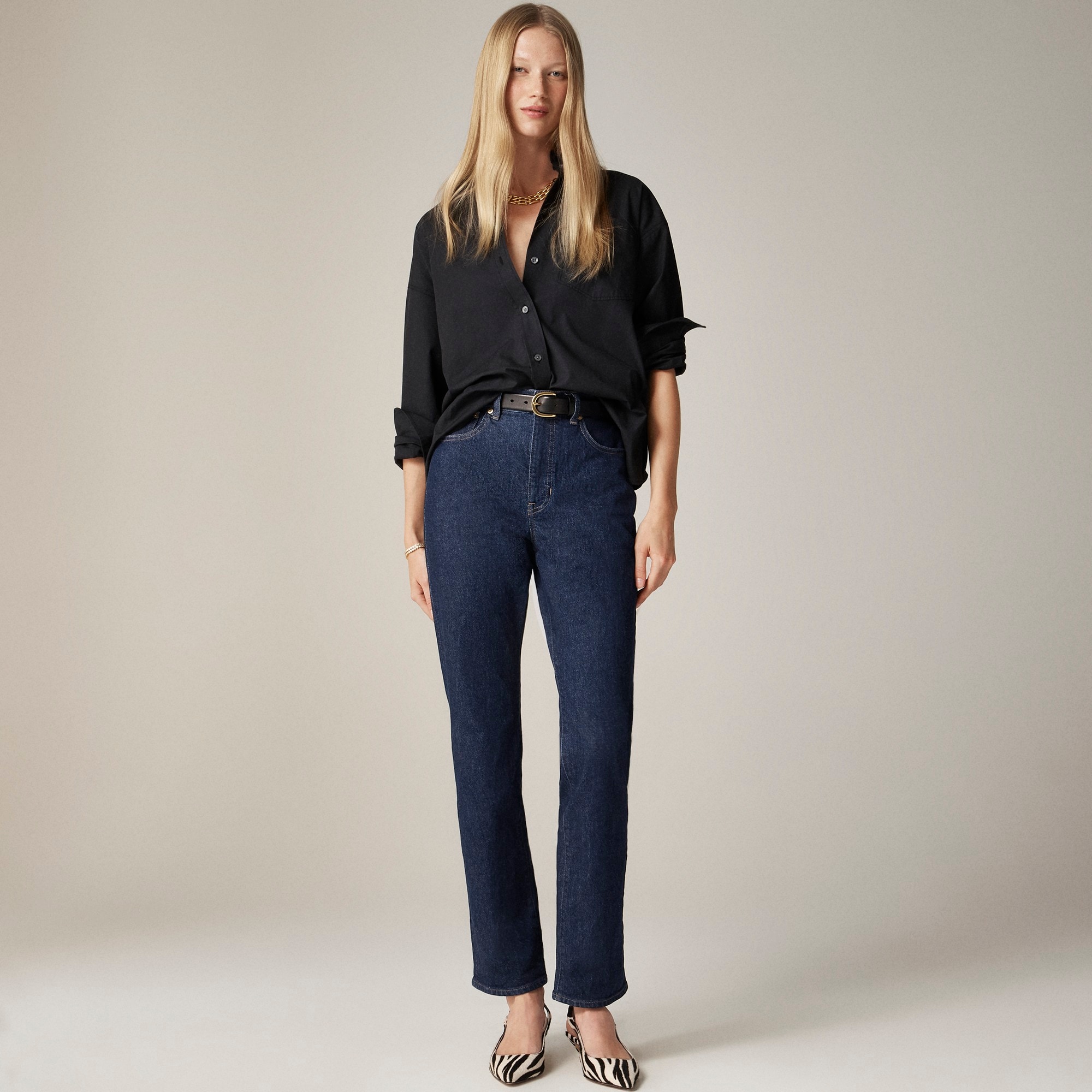womens Slim straight jean