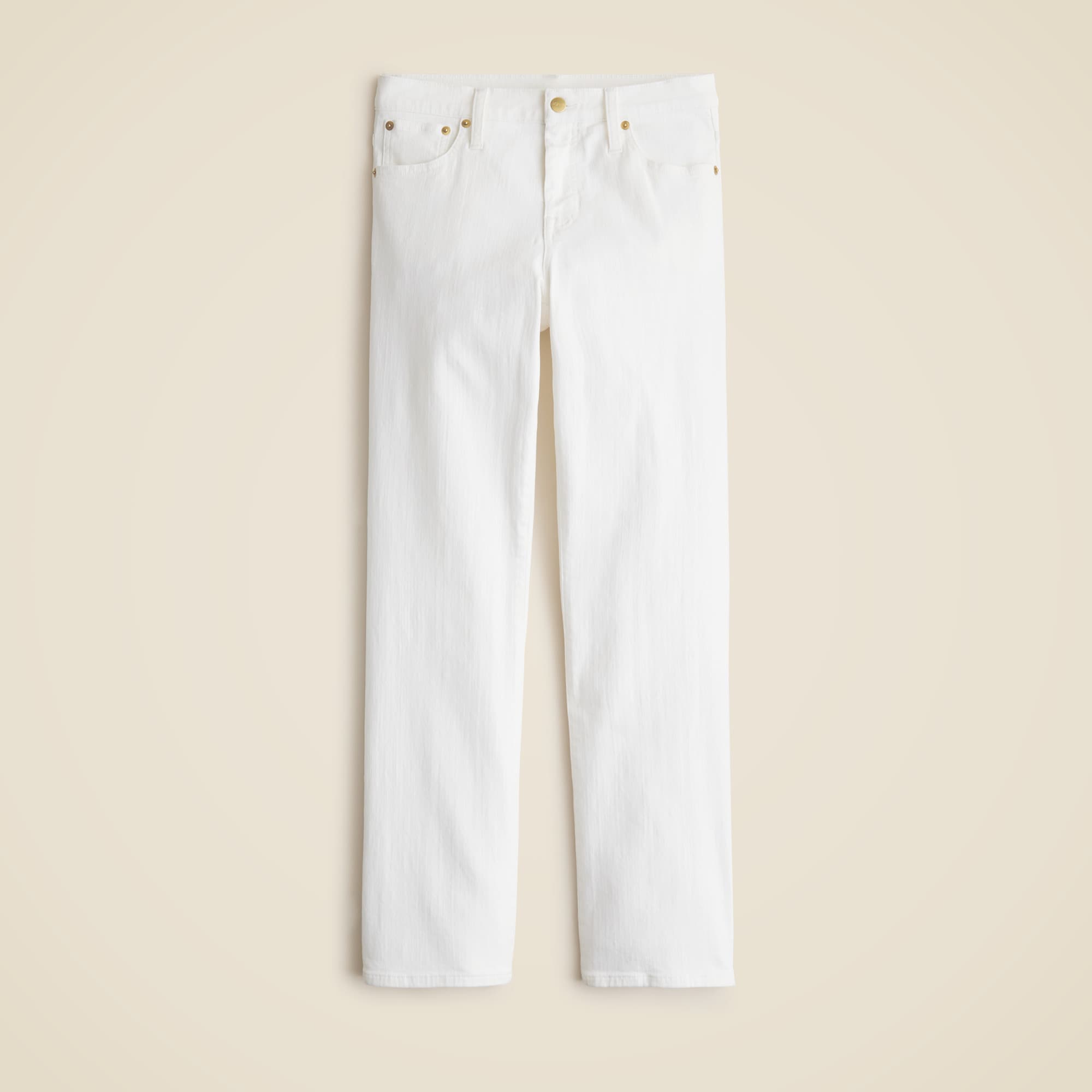 Mid-rise kickout jean