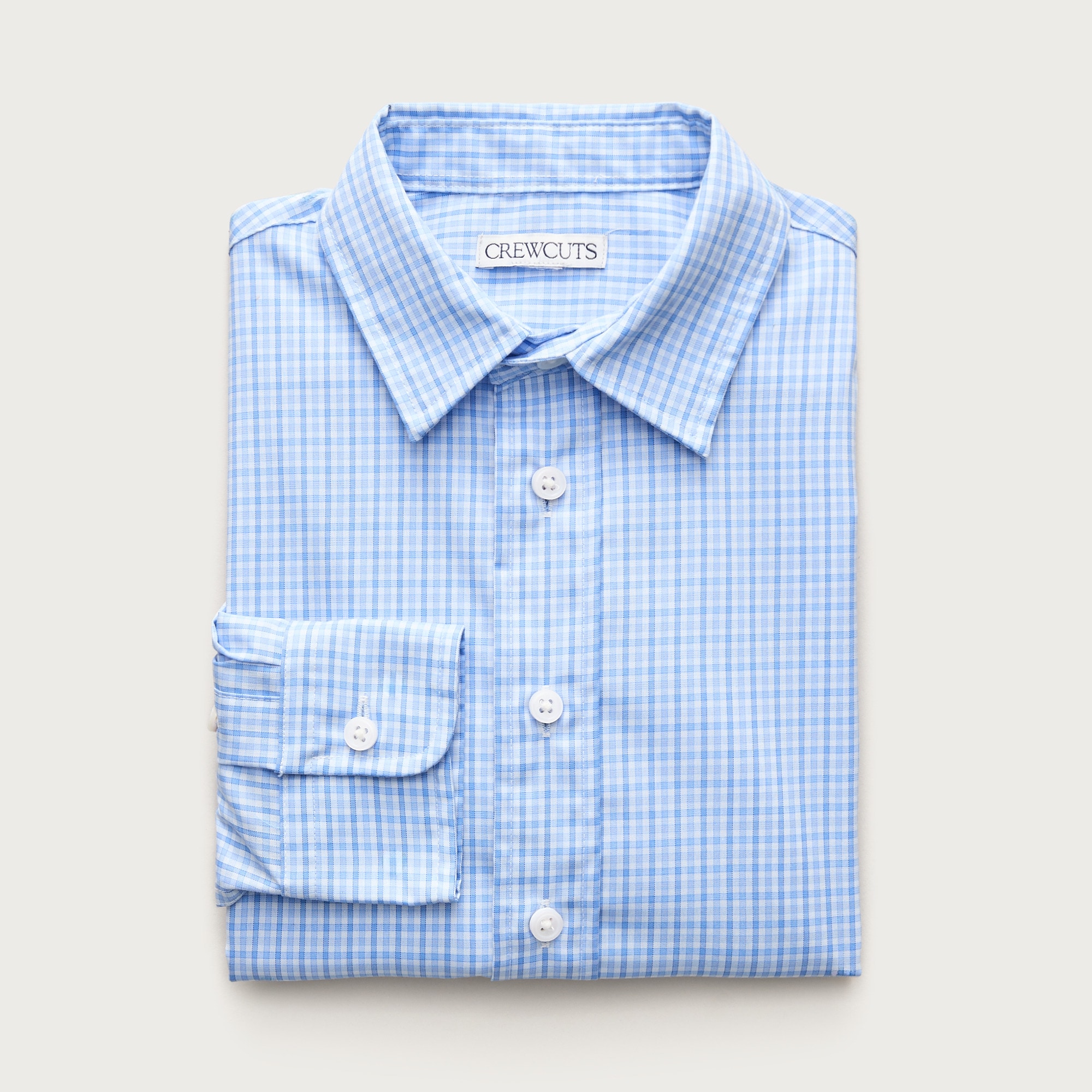 Boys' Ludlow Premium fine cotton dress shirt in stripe