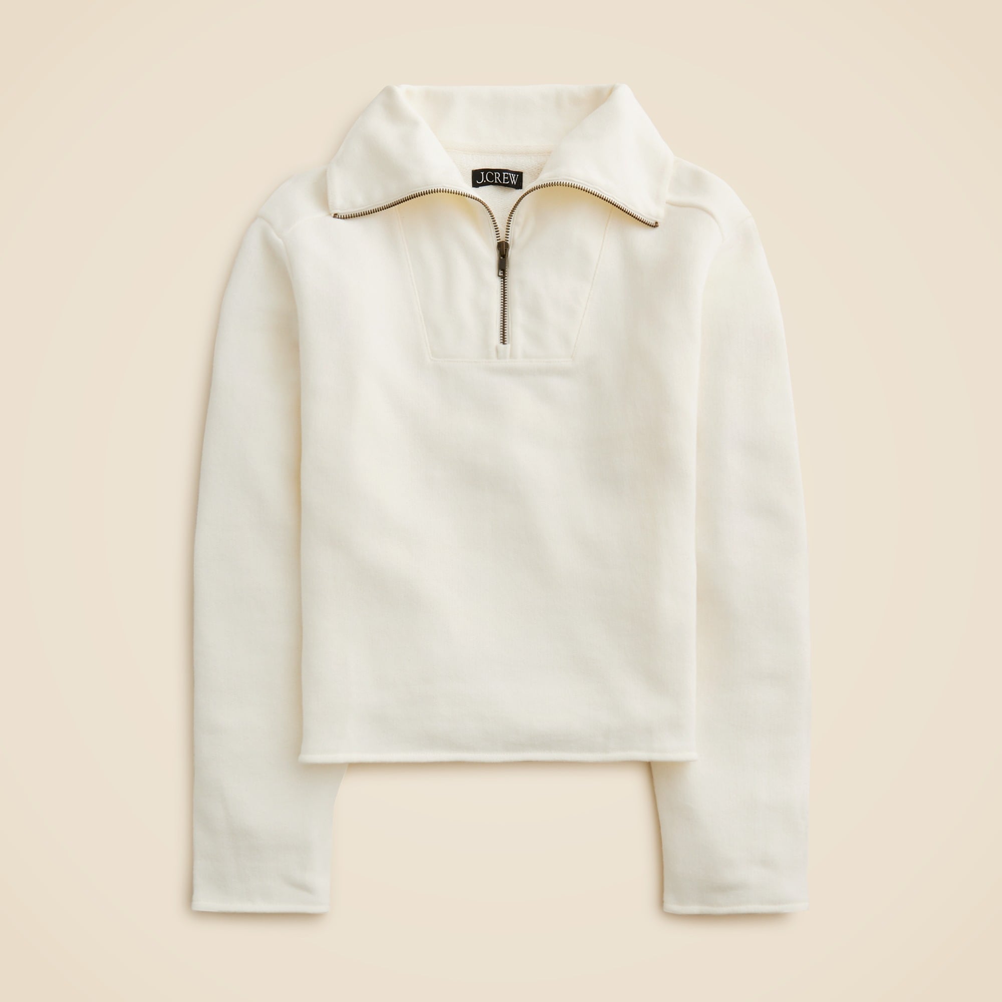 Heritage Terry Quarter-zip Sweatshirt For Women | J.Crew