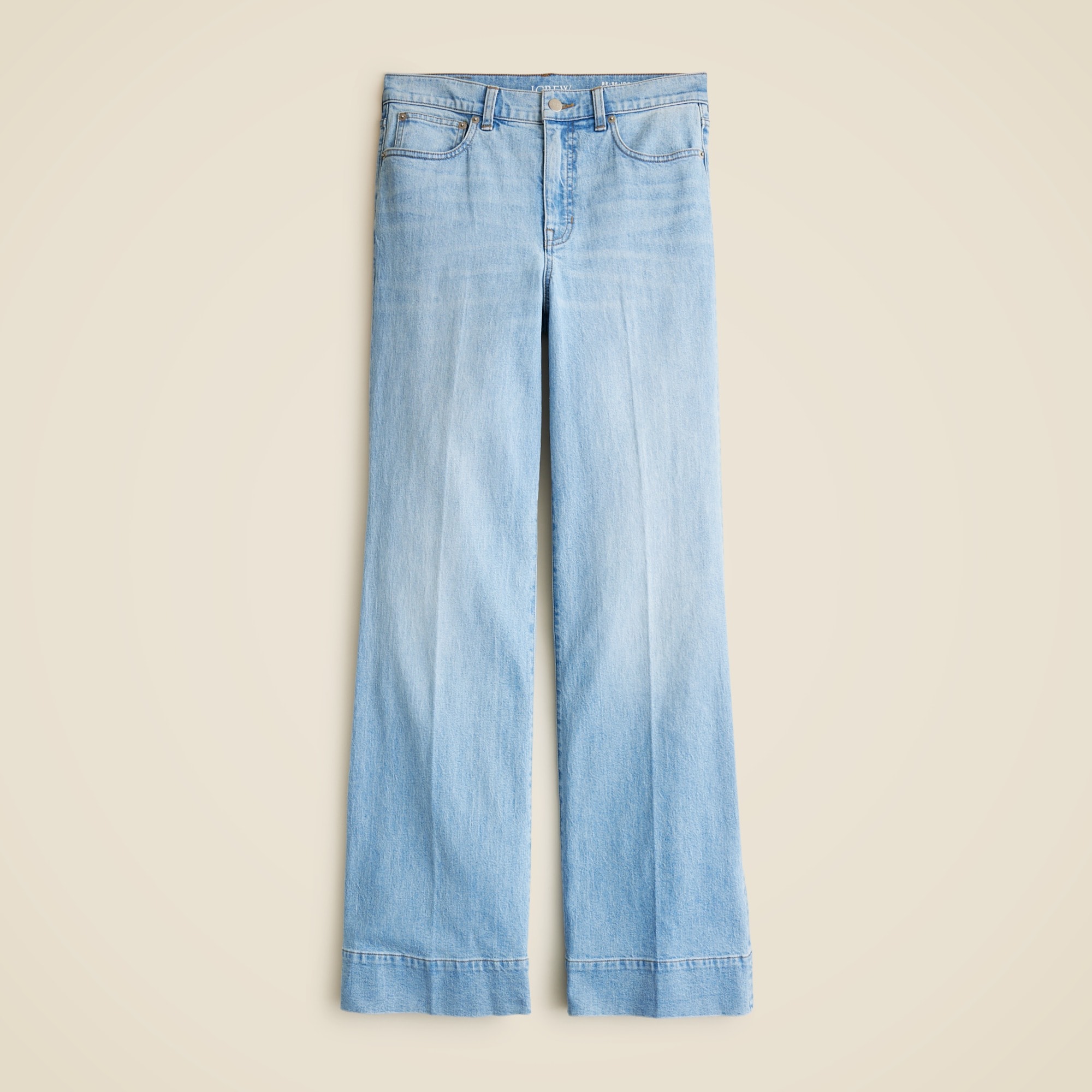 New high-rise denim trouser jean