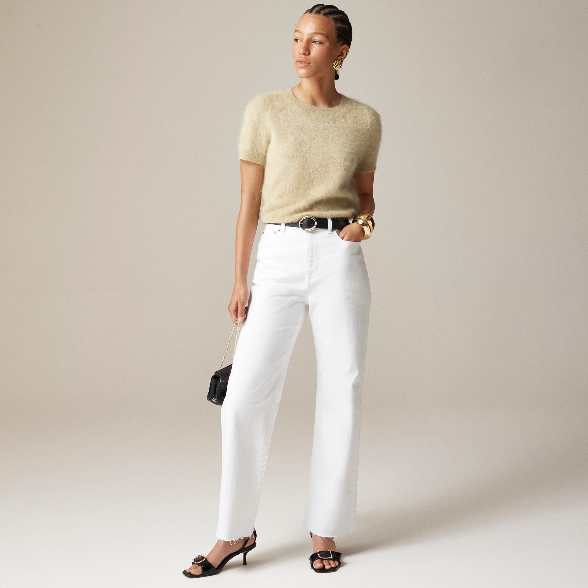 womens Curvy slim-wide jean