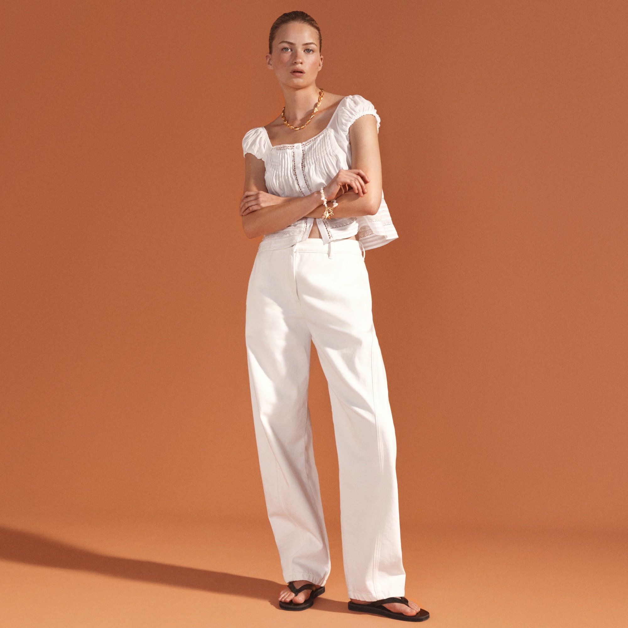 Lower-rise full-length slim-wide jean - image 5