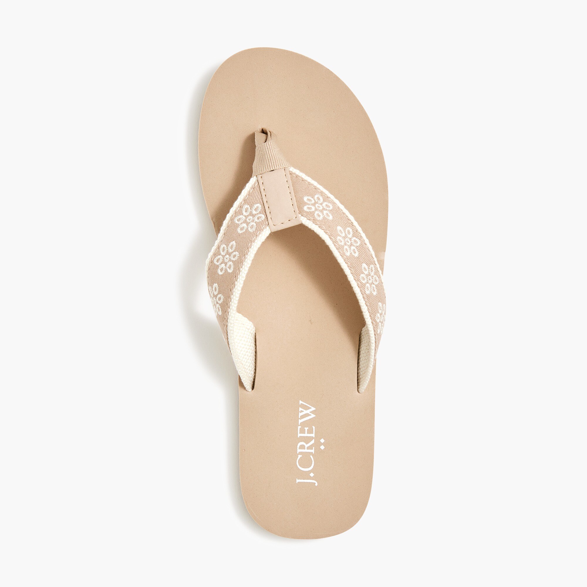Floral flip-flops