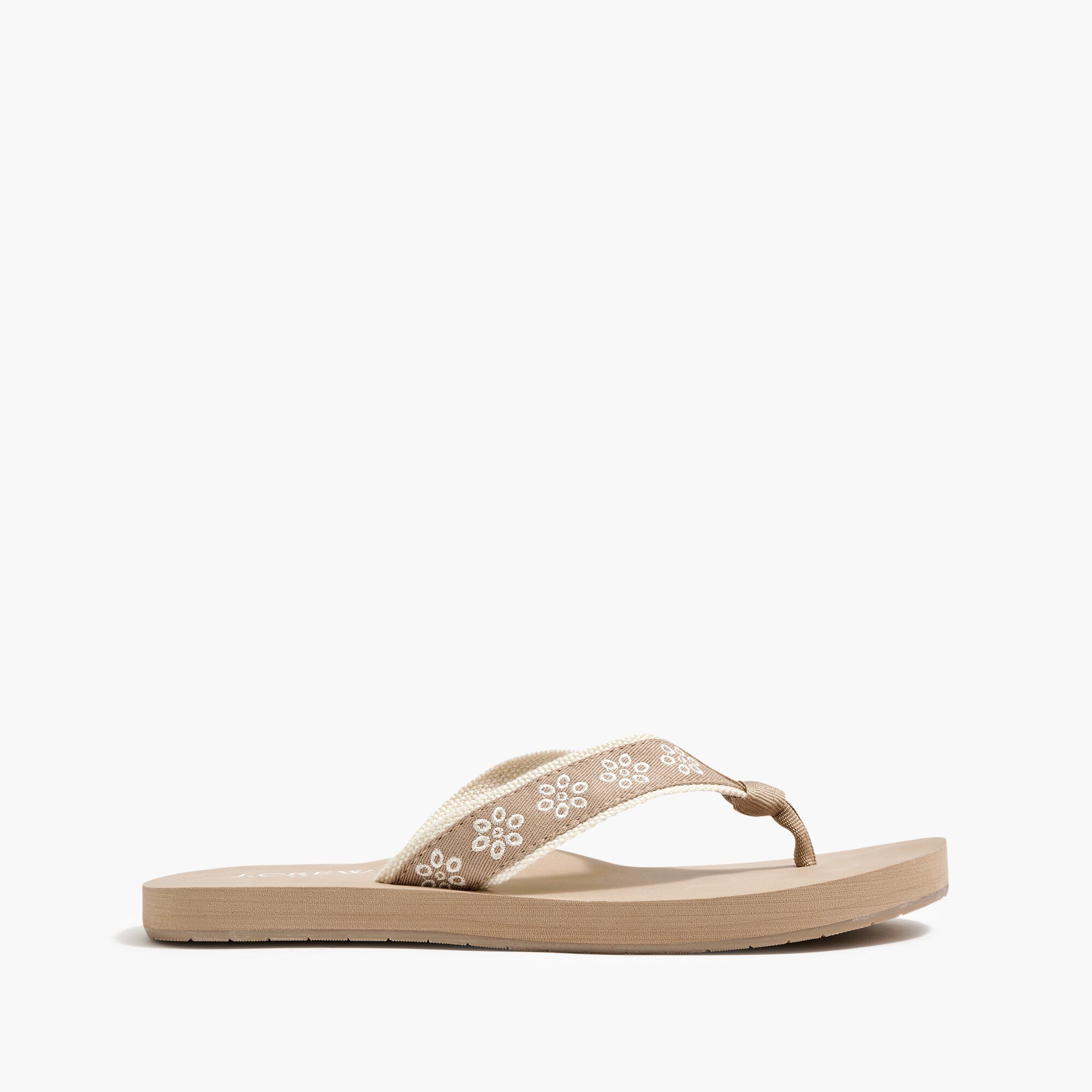 Floral flip-flops