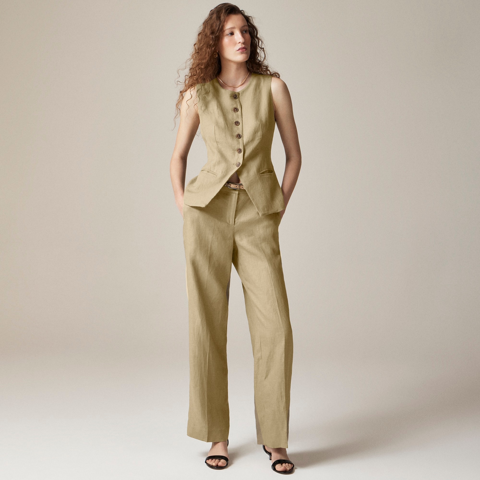 womens Harbor pant in linen