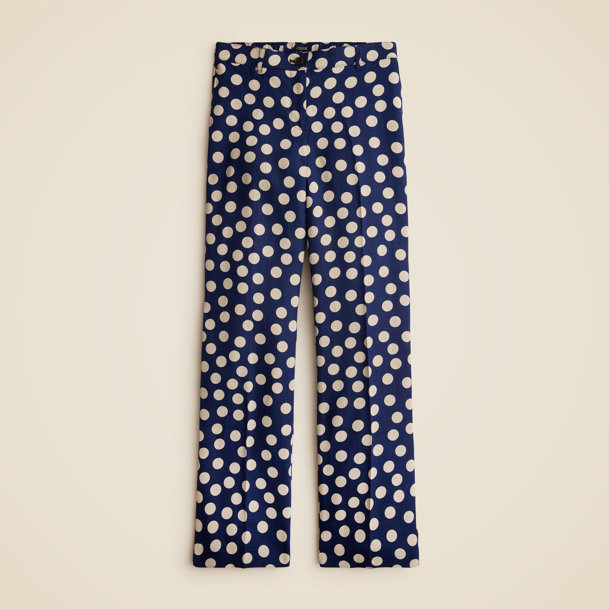 Harbor pant in dot linen