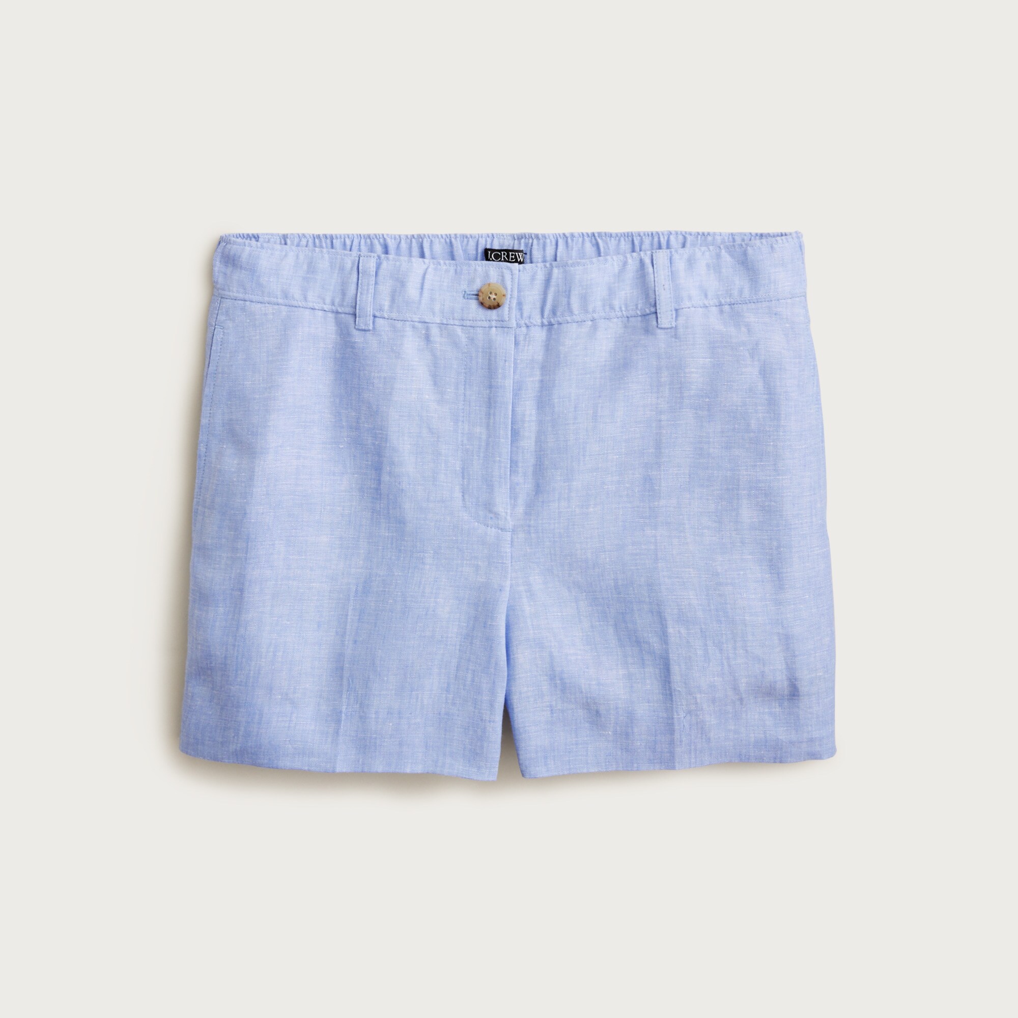 3" Harbor short in linen