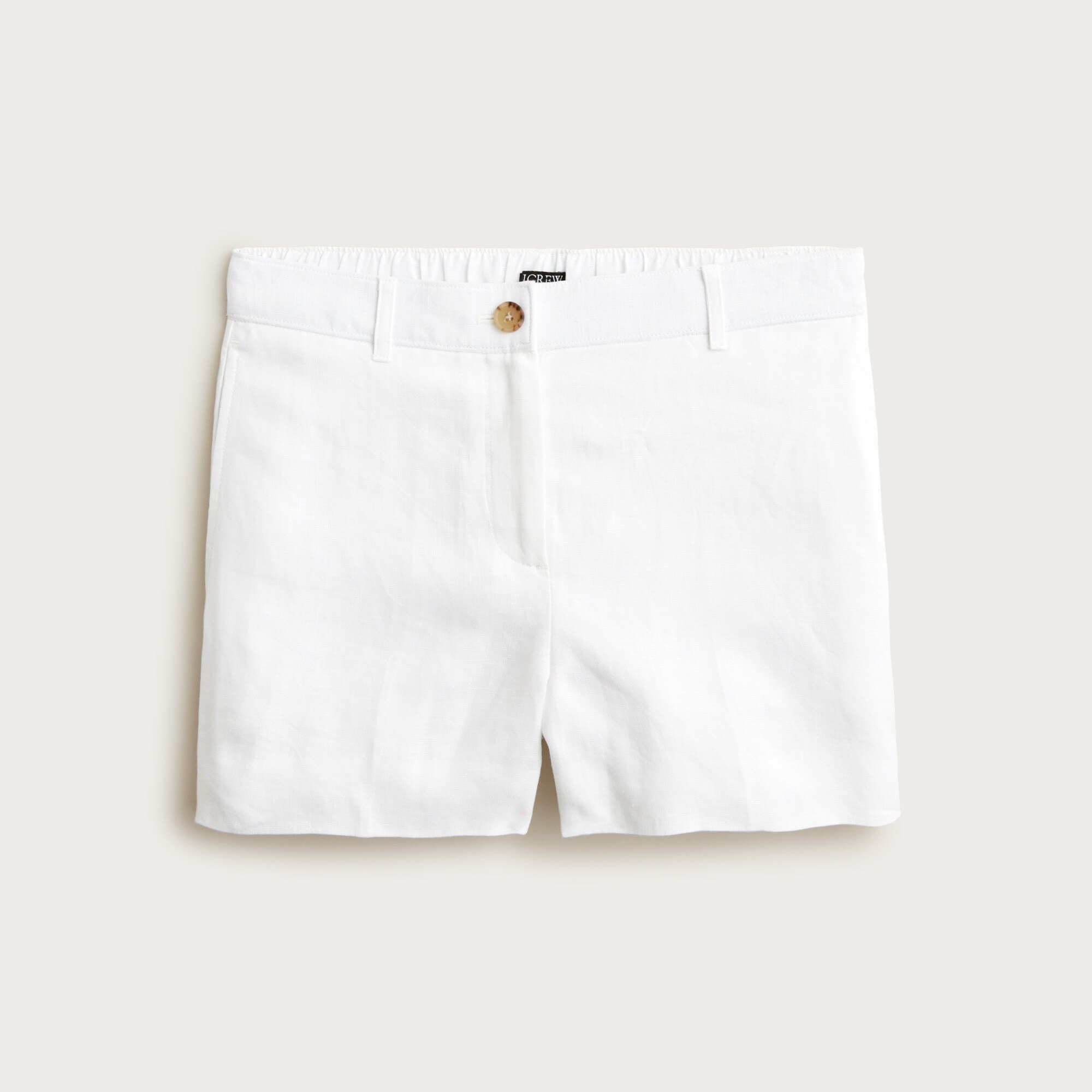 3" Harbor short in linen