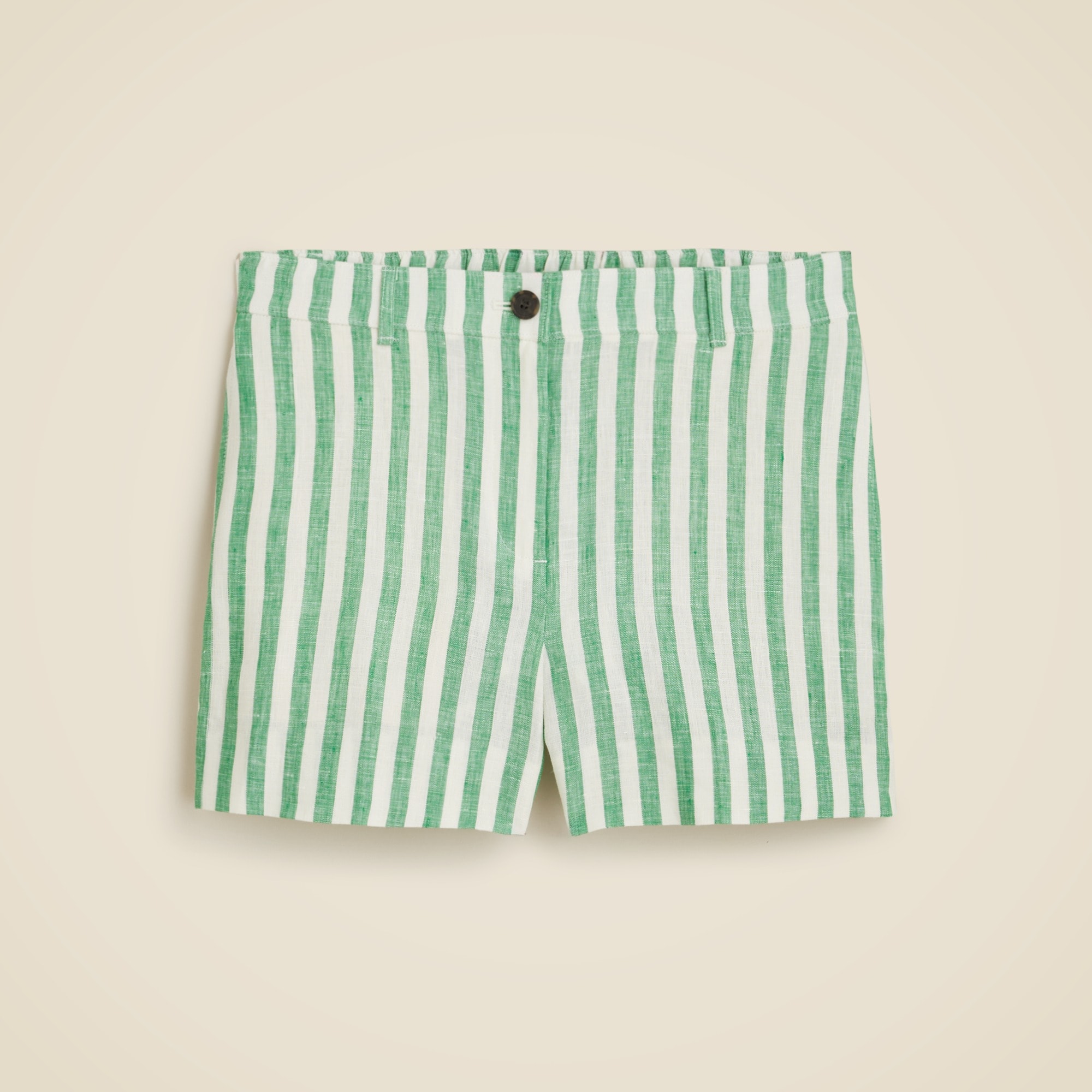 womens 3&quot; Harbor short in striped linen