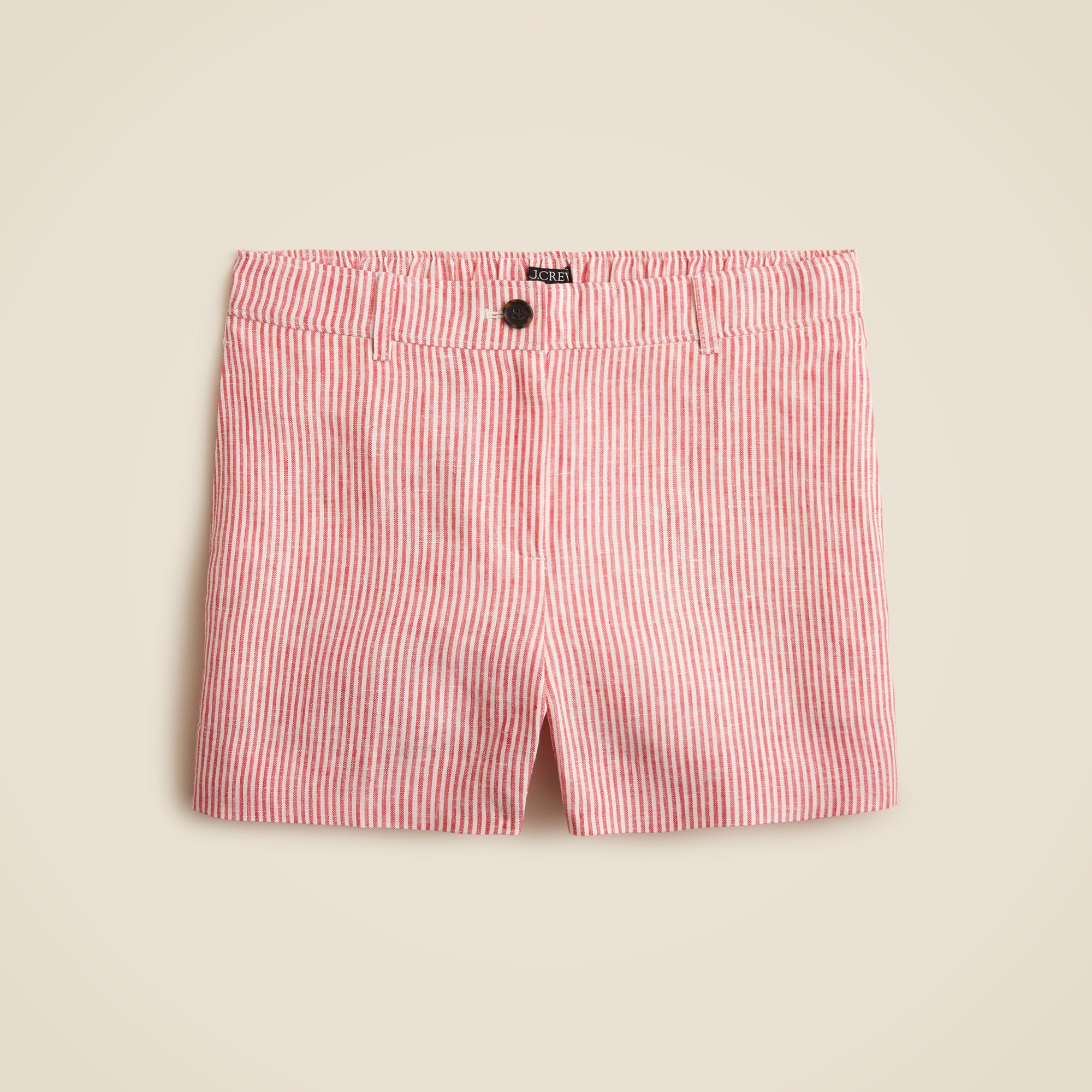 womens 3&quot; Harbor short in striped linen
