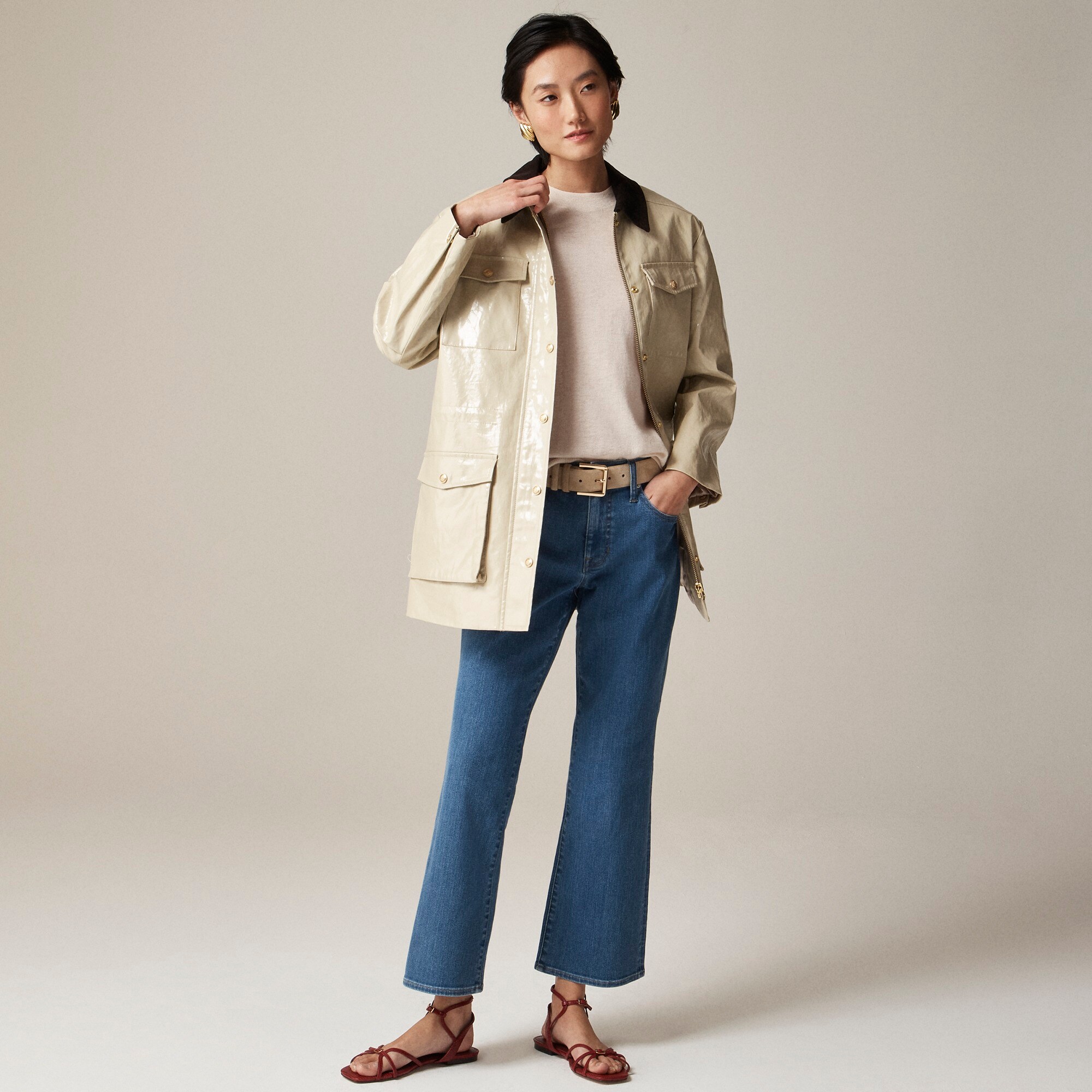 J.Crew - High-rise Bootcut Jean In 2003 Super-stretch