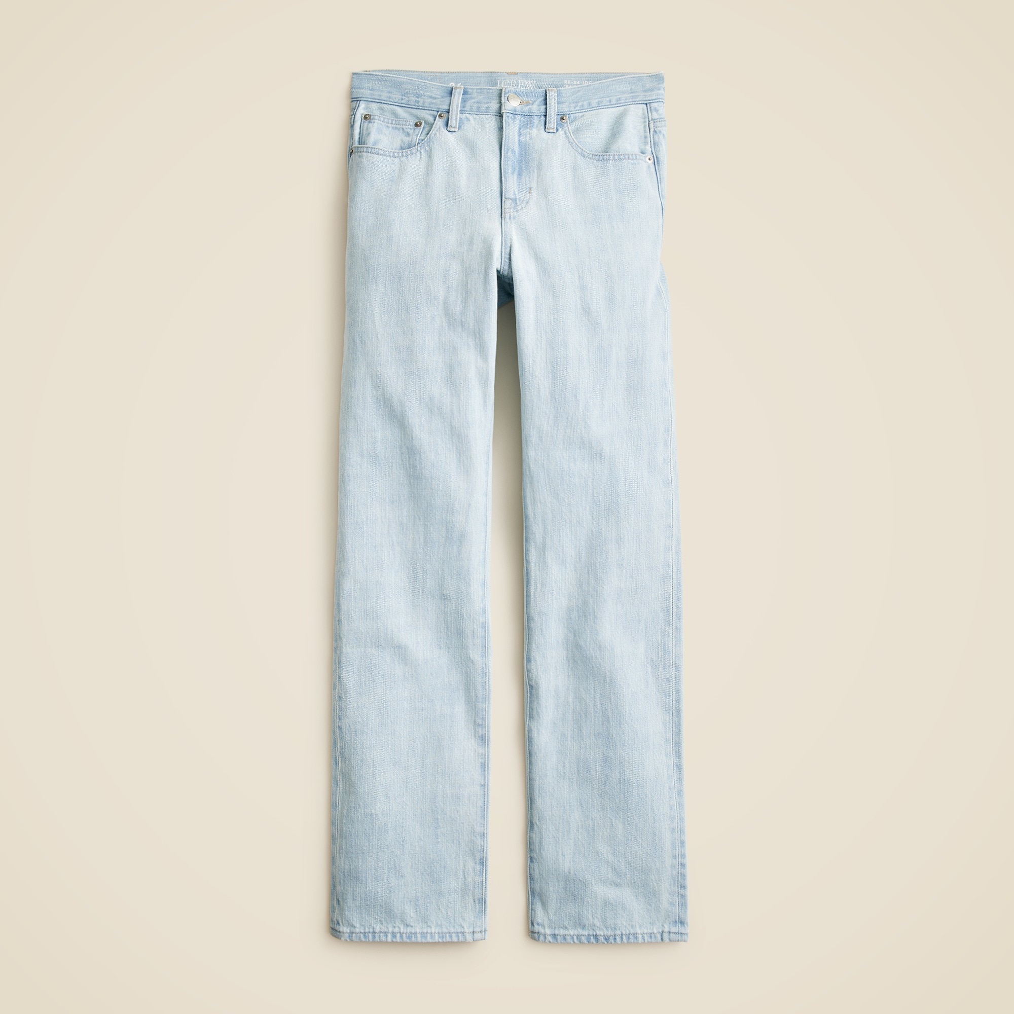 Mid-rise straight jean