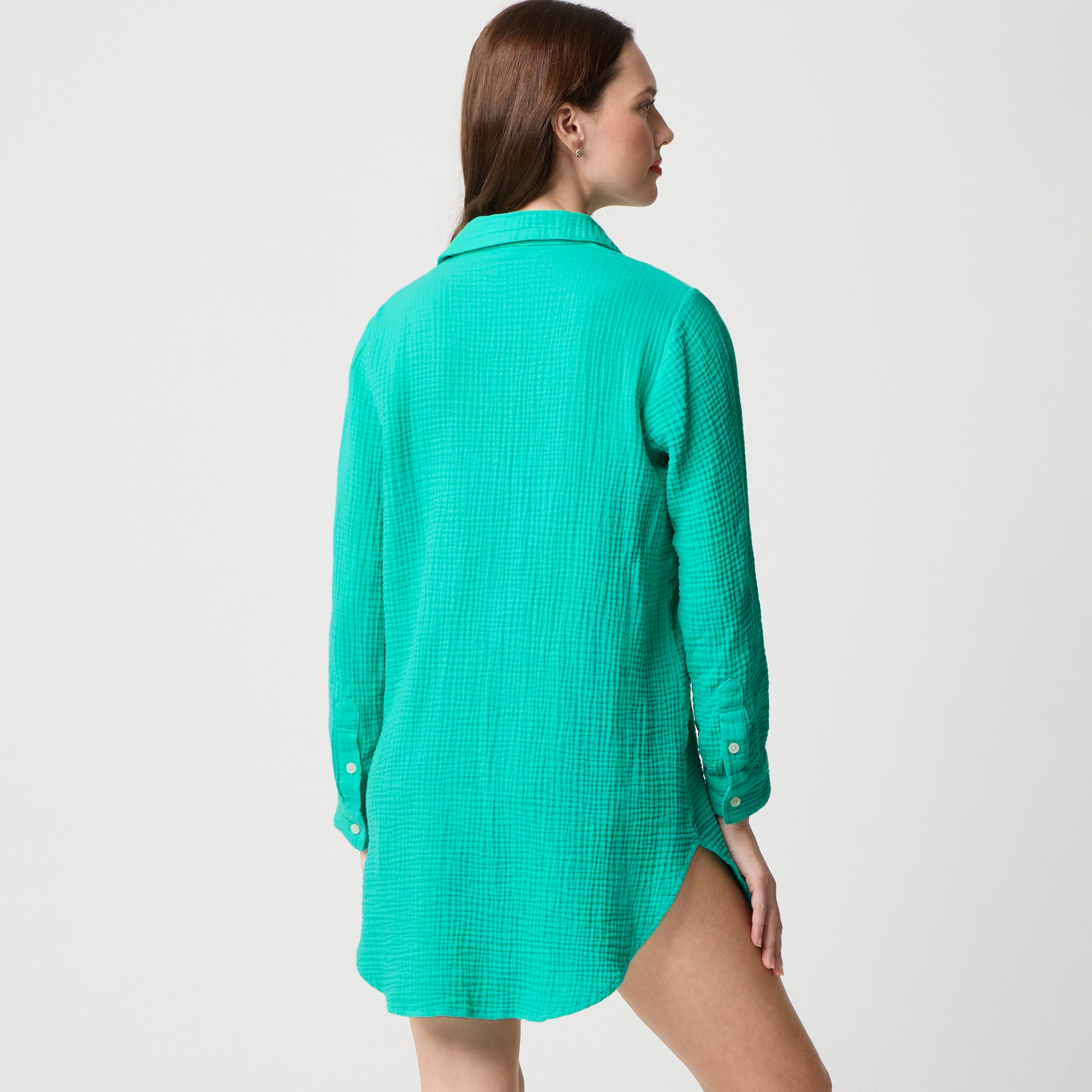 Button-down beach tunic
