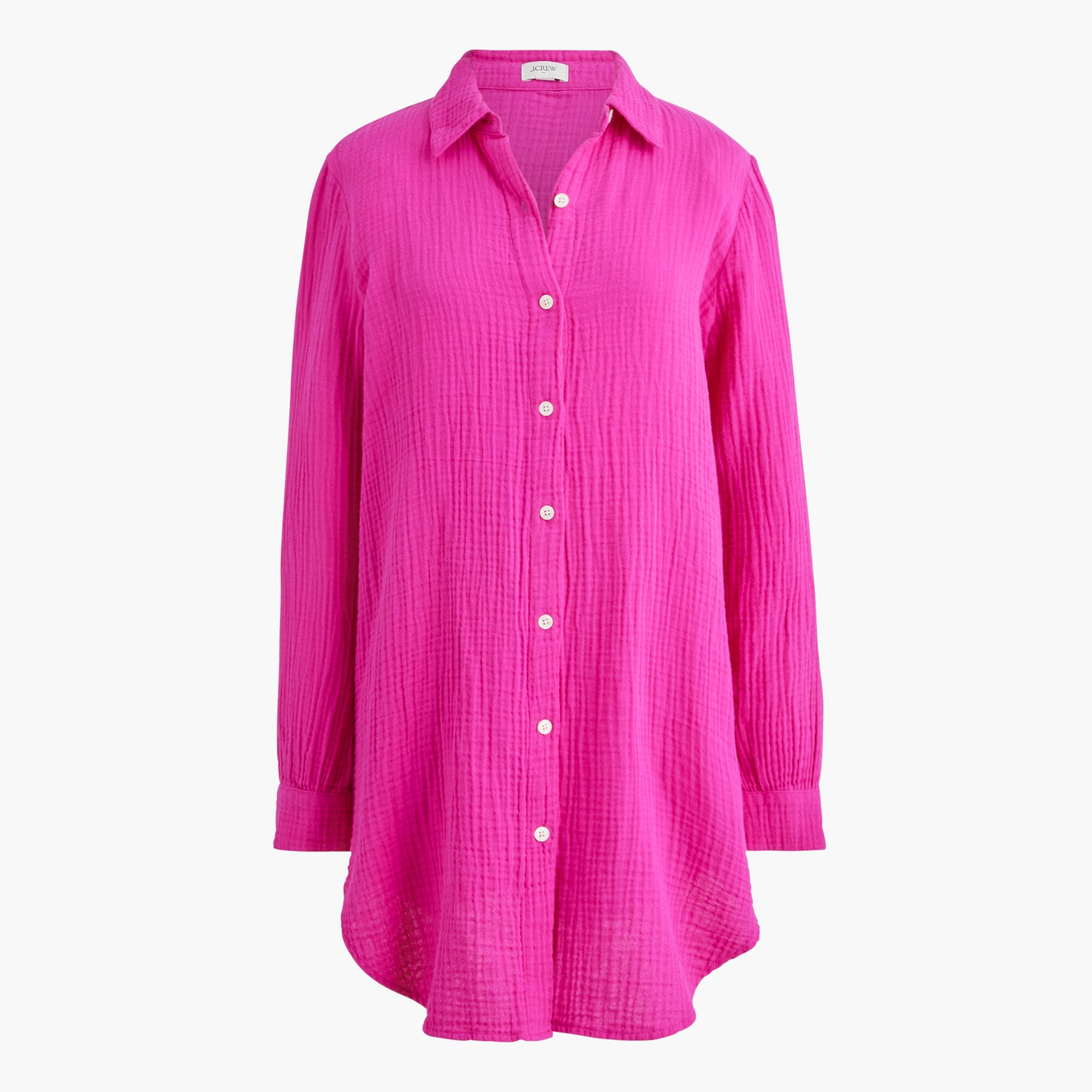 womens Button-down beach tunic