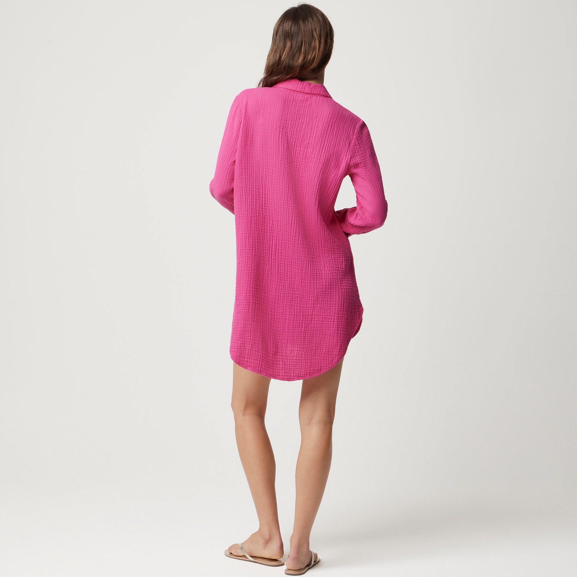 Button-down beach tunic