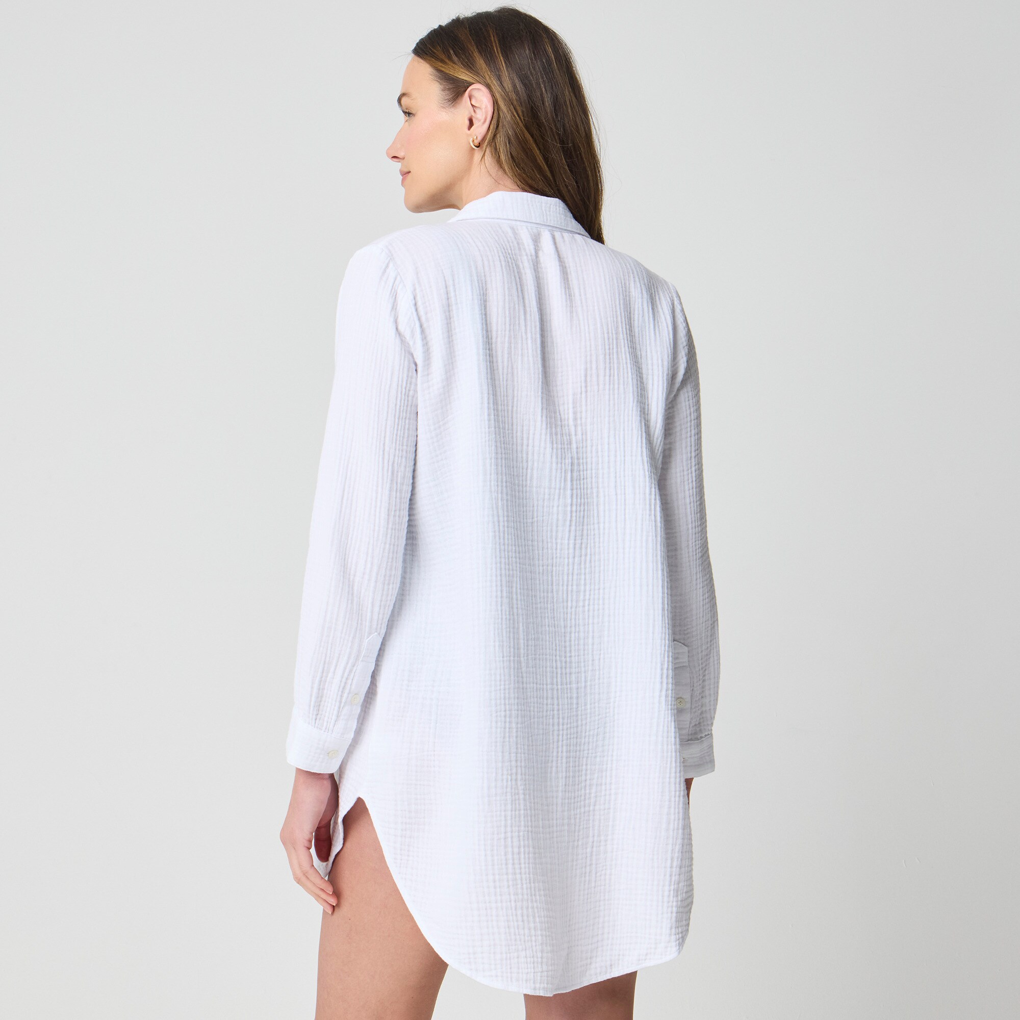 Button-down beach tunic