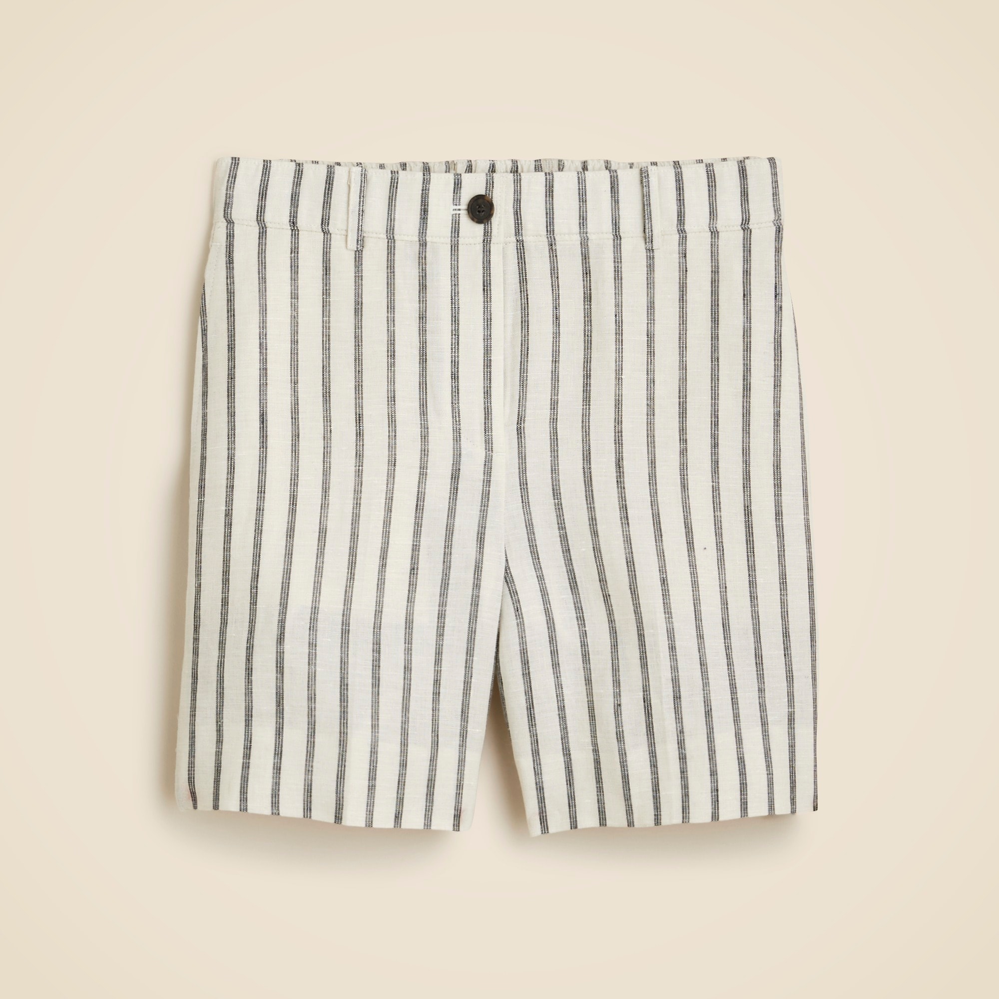 womens 6&quot; Harbor short in striped linen