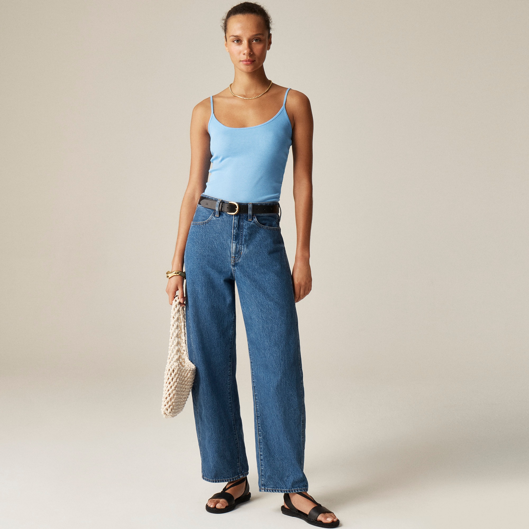 womens Fine rib camisole