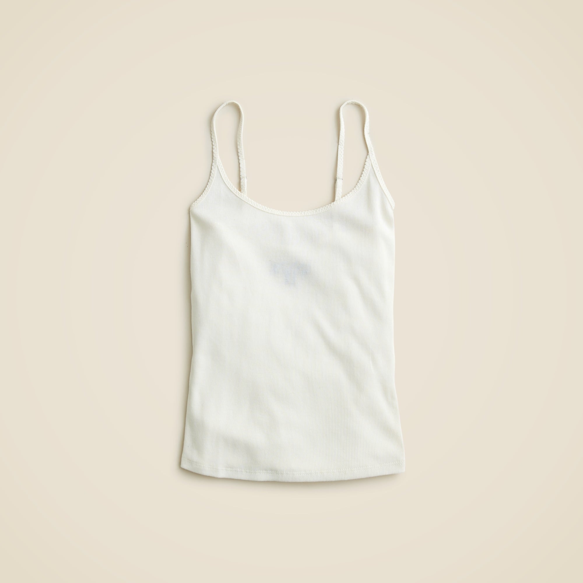 Fine rib camisole